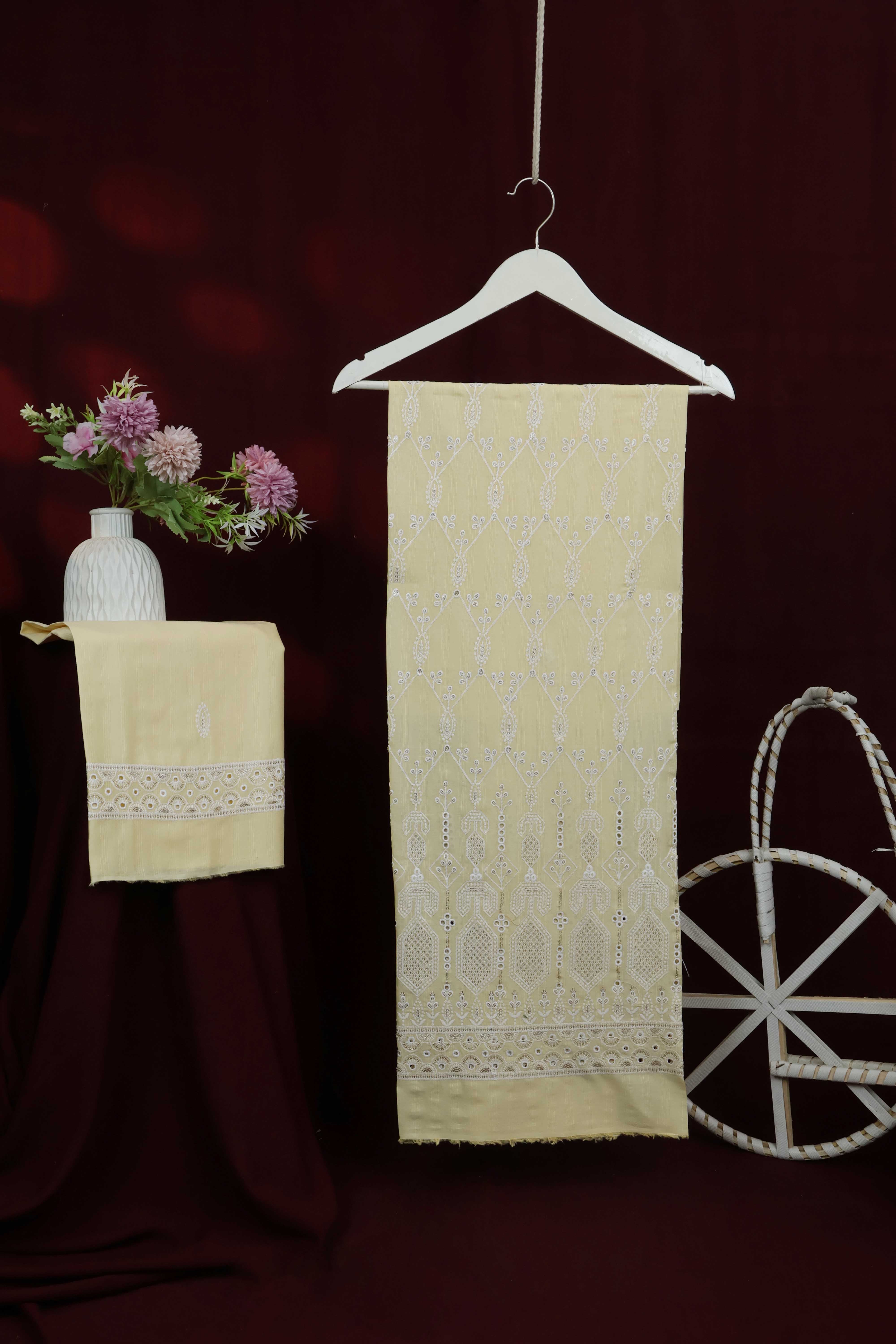 2PC- Embroidered Lawn Suit S2P03 - Image 2