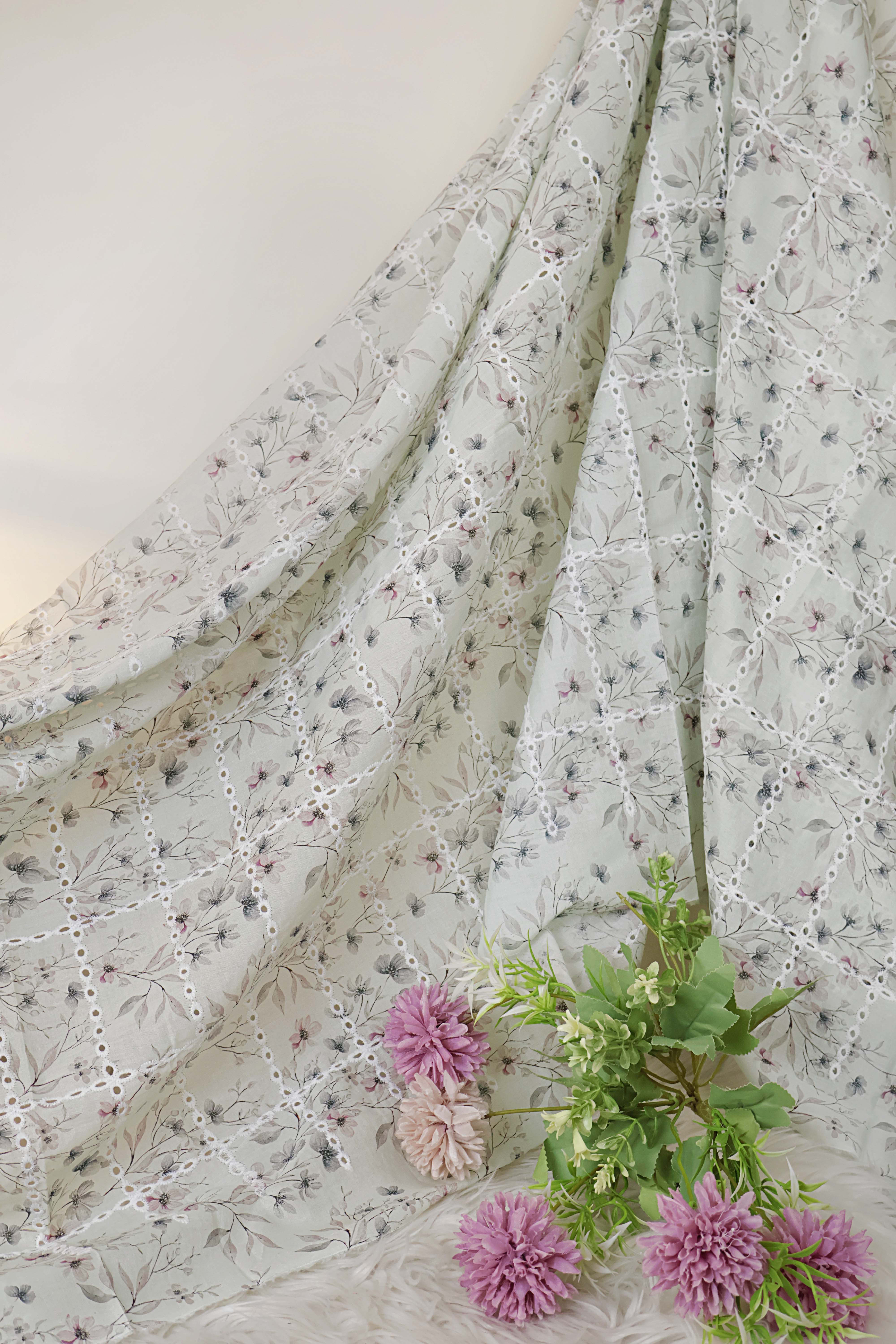 2Piece – Printed Embroidered Lawn EL2PSR125A
