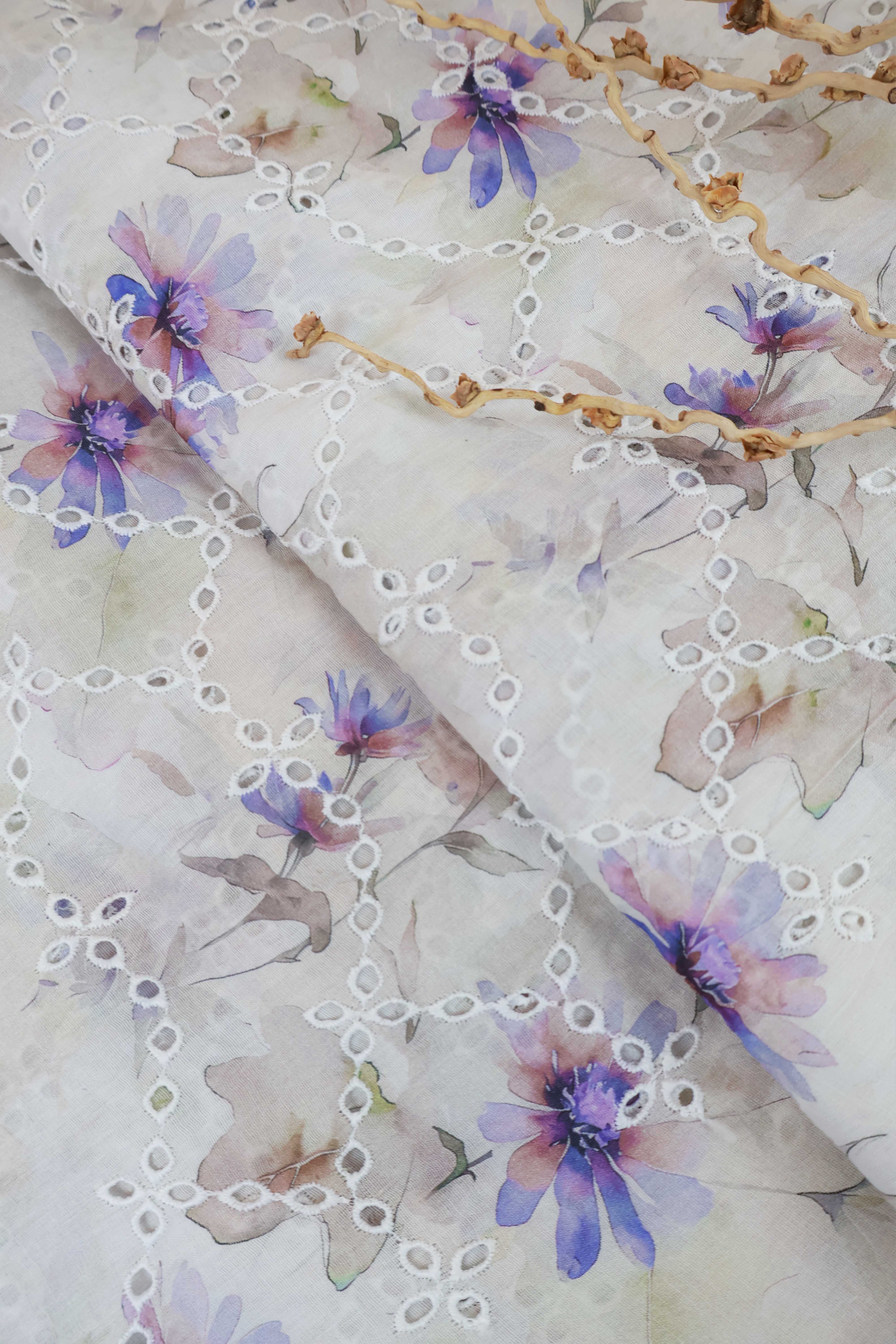 2Piece – Printed Embroidered Lawn EL2PSR45 - Image 3