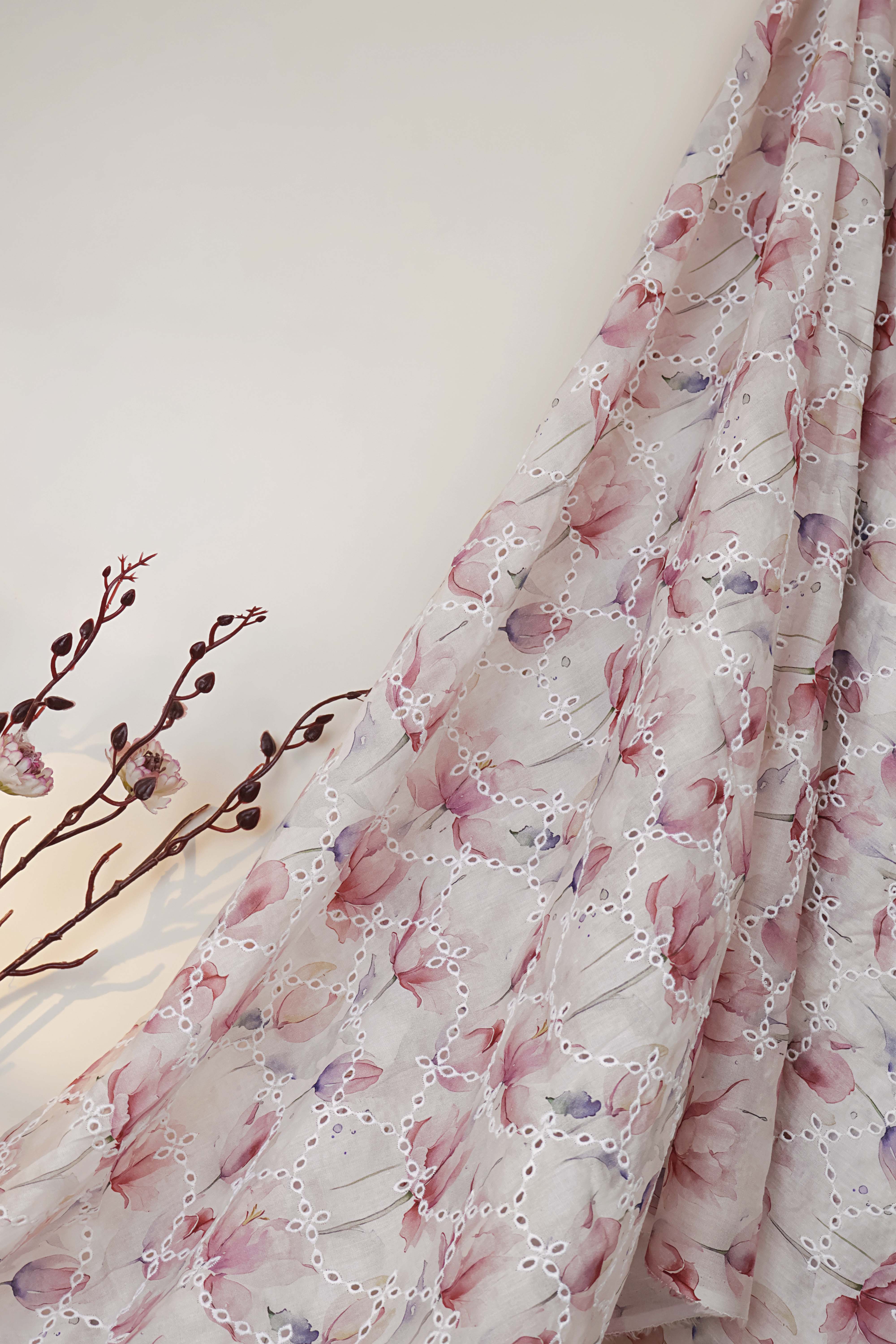 2Piece – Printed Embroidered Lawn EL2PSR56A