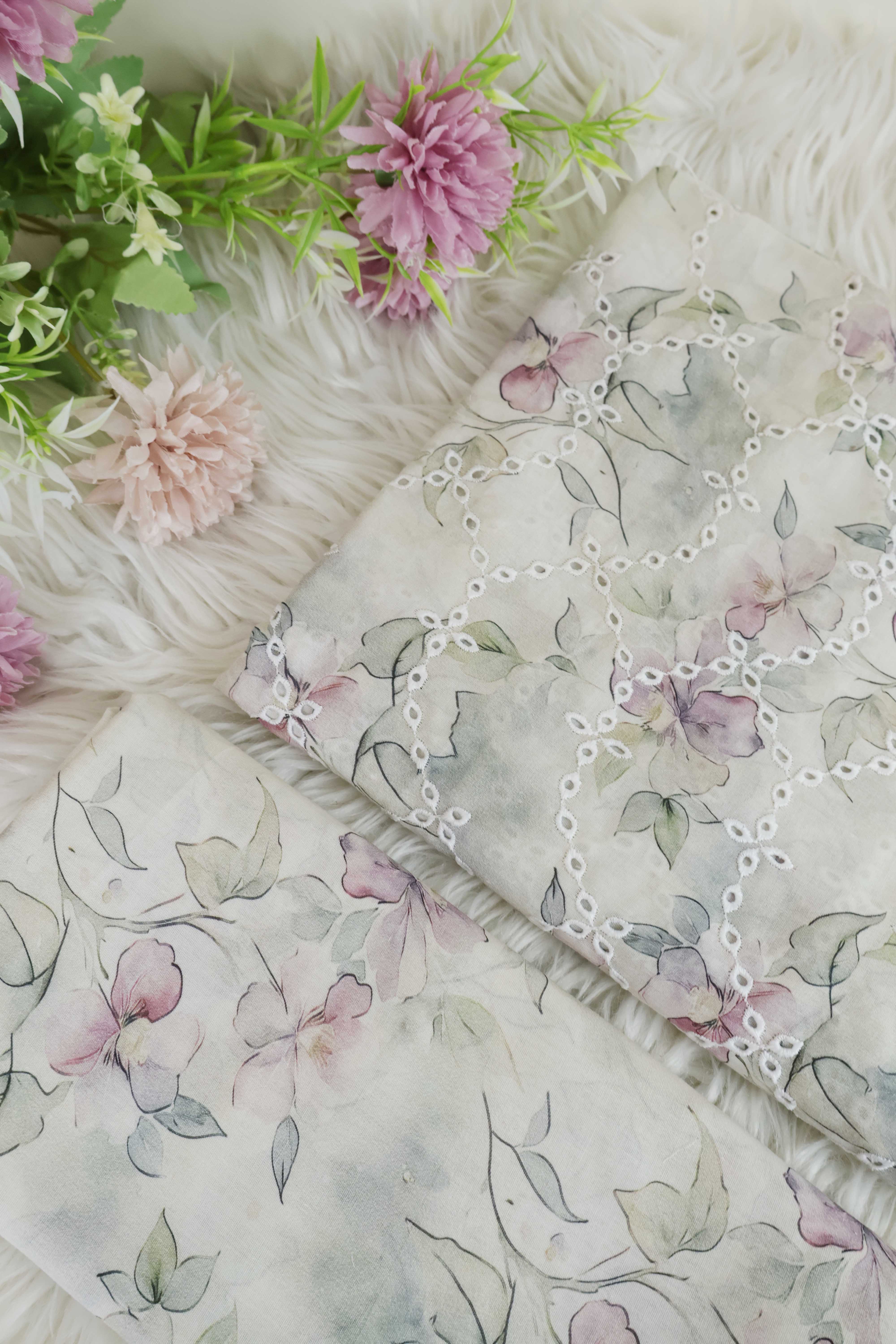 2Piece – Printed Embroidered Lawn EL2PSR61 - Image 2