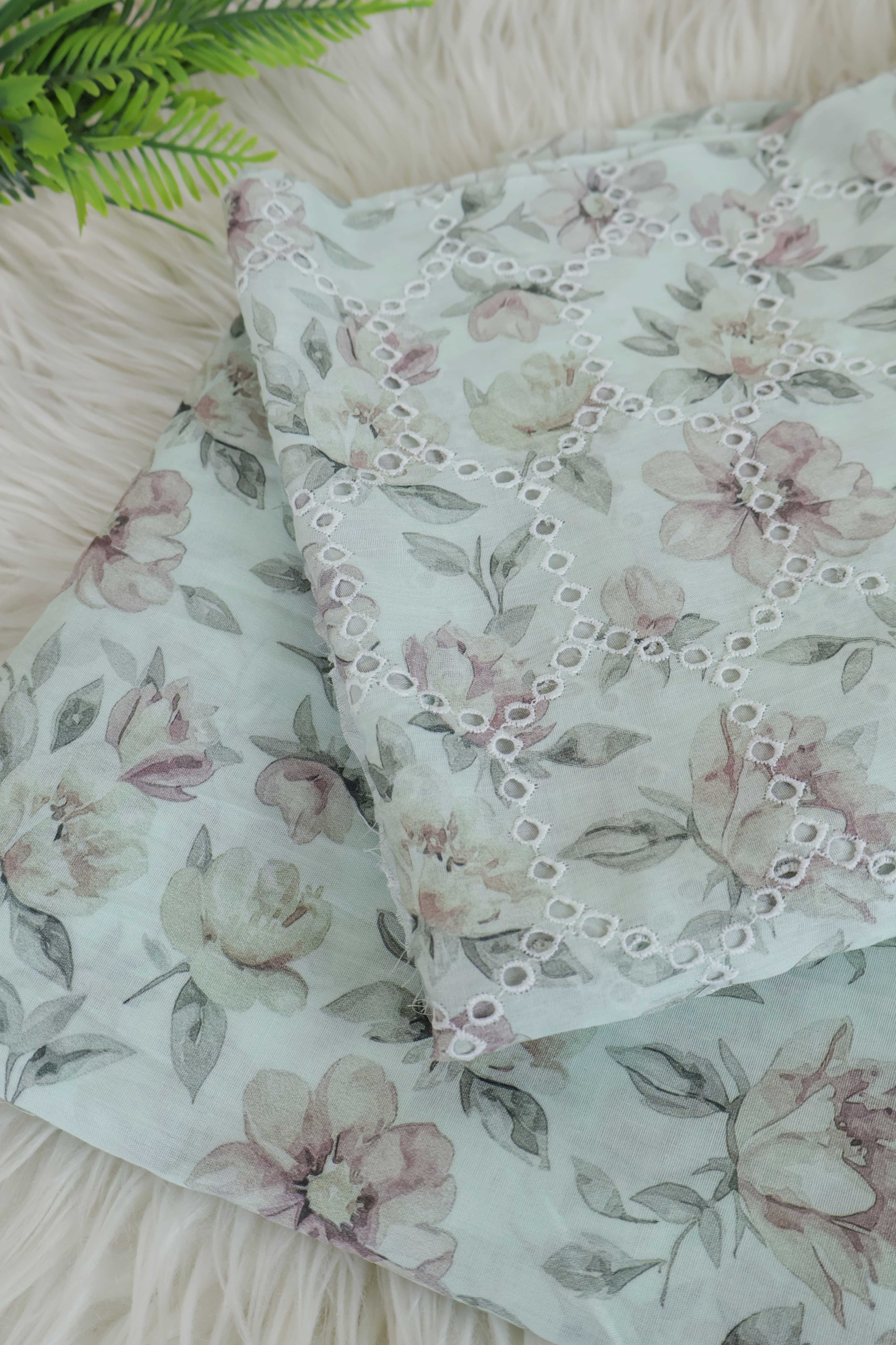 2Piece – Printed Embroidered Lawn EL2PSR82 - Image 3