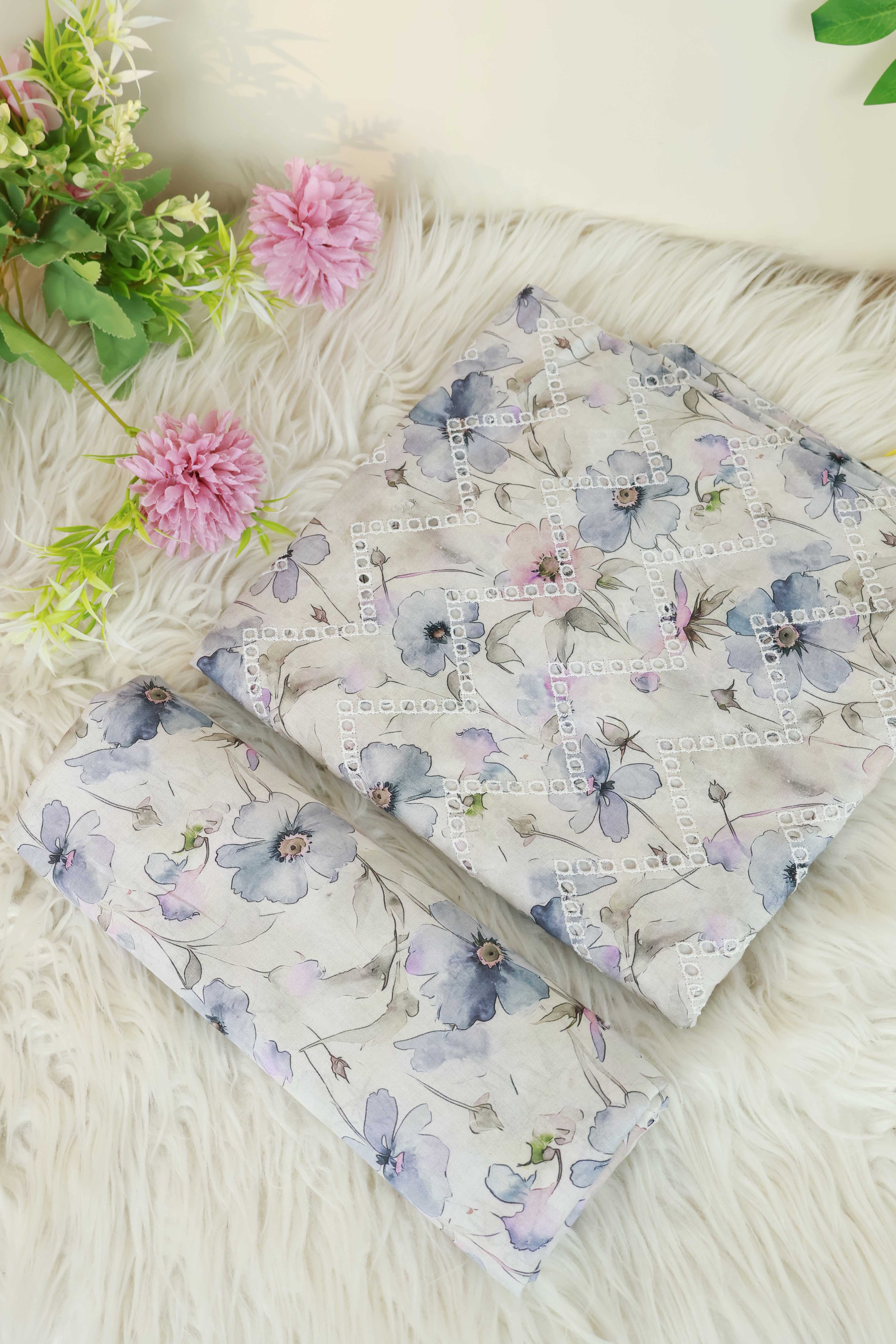 2Piece – Printed Embroidered Lawn EL2PSR97 - Image 2