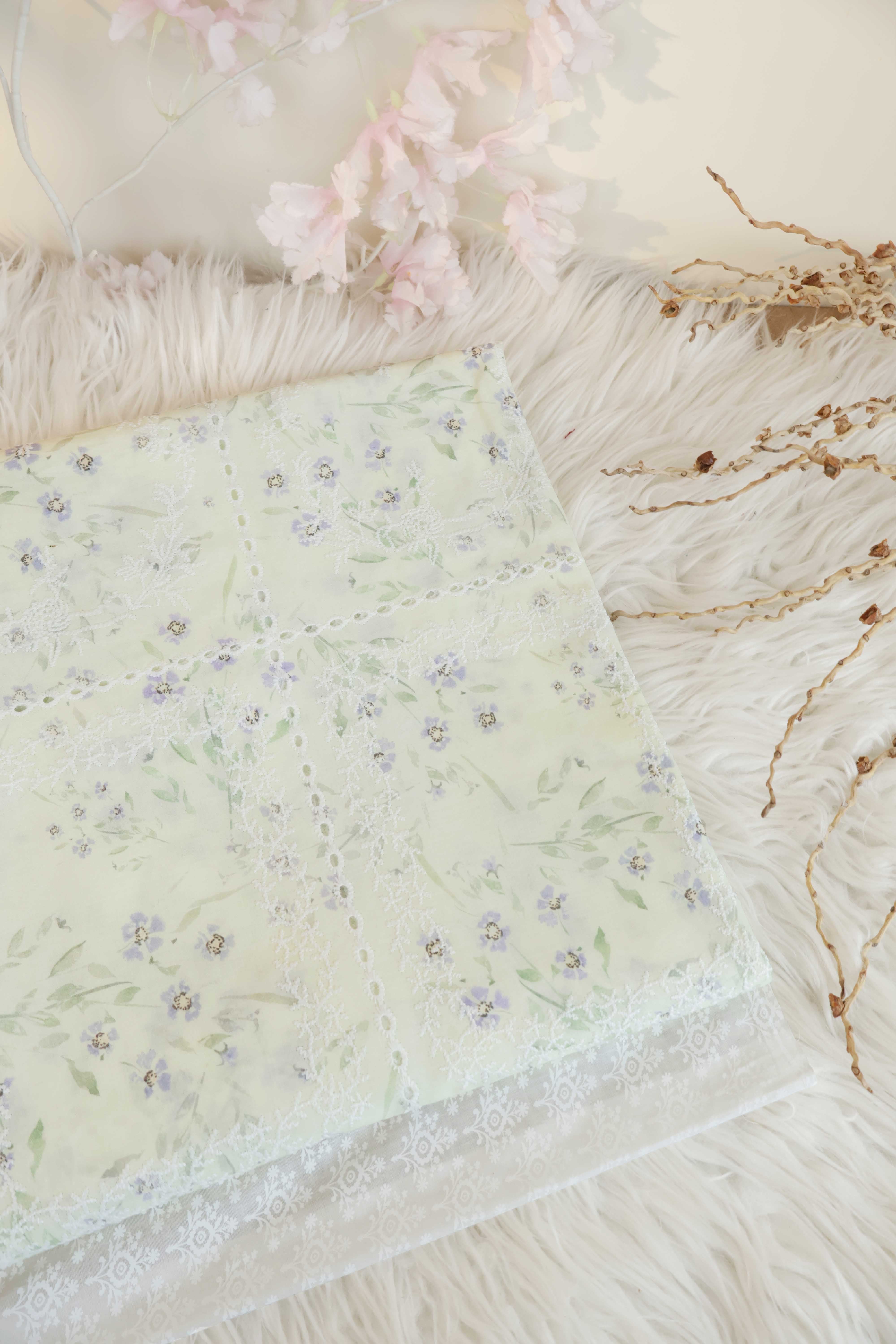 2Piece – Printed Embroidered Lawn RB19 - Image 2
