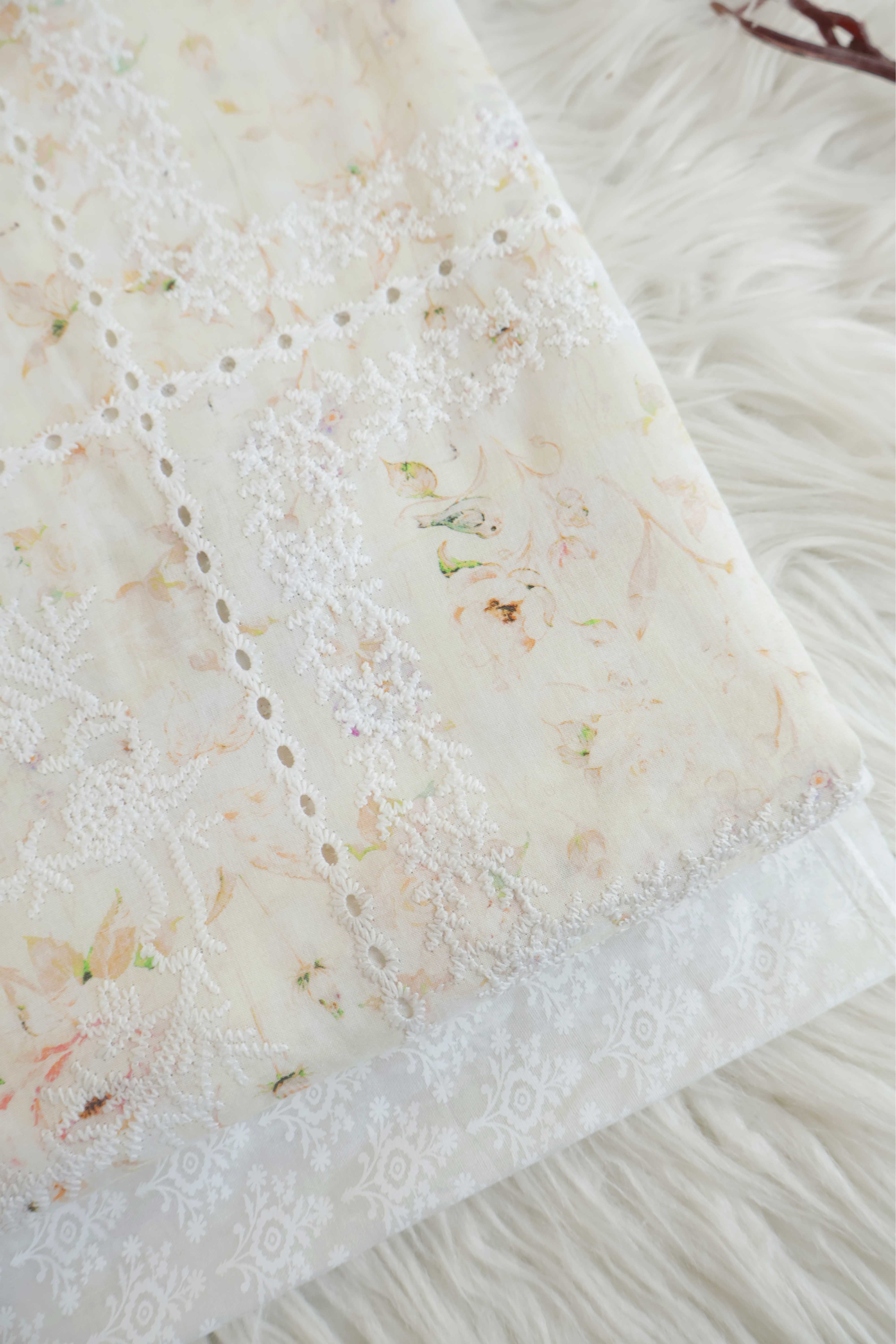 2Piece – Printed Embroidered Lawn RB23