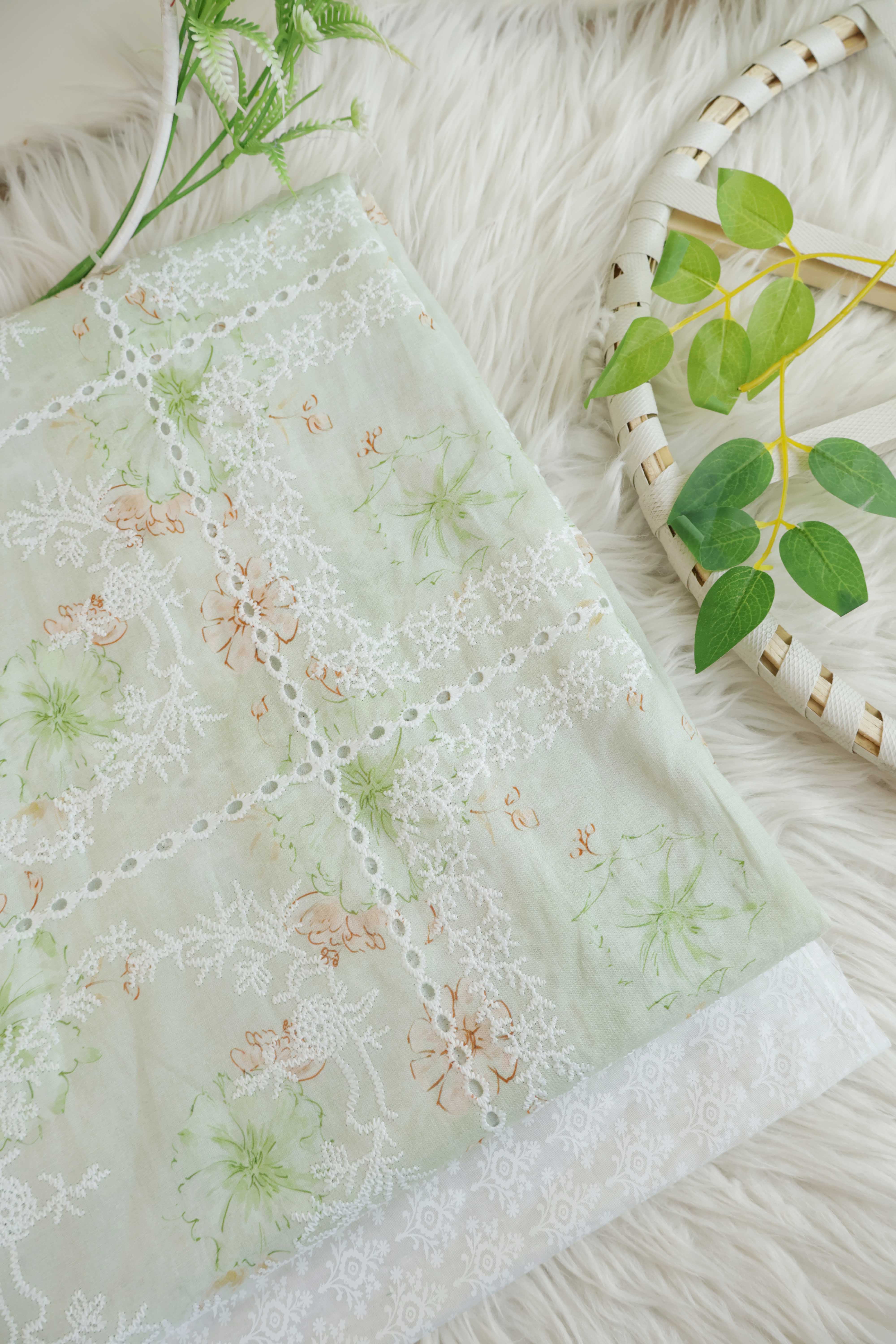 2Piece – Printed Embroidered Lawn RB47 - Image 3