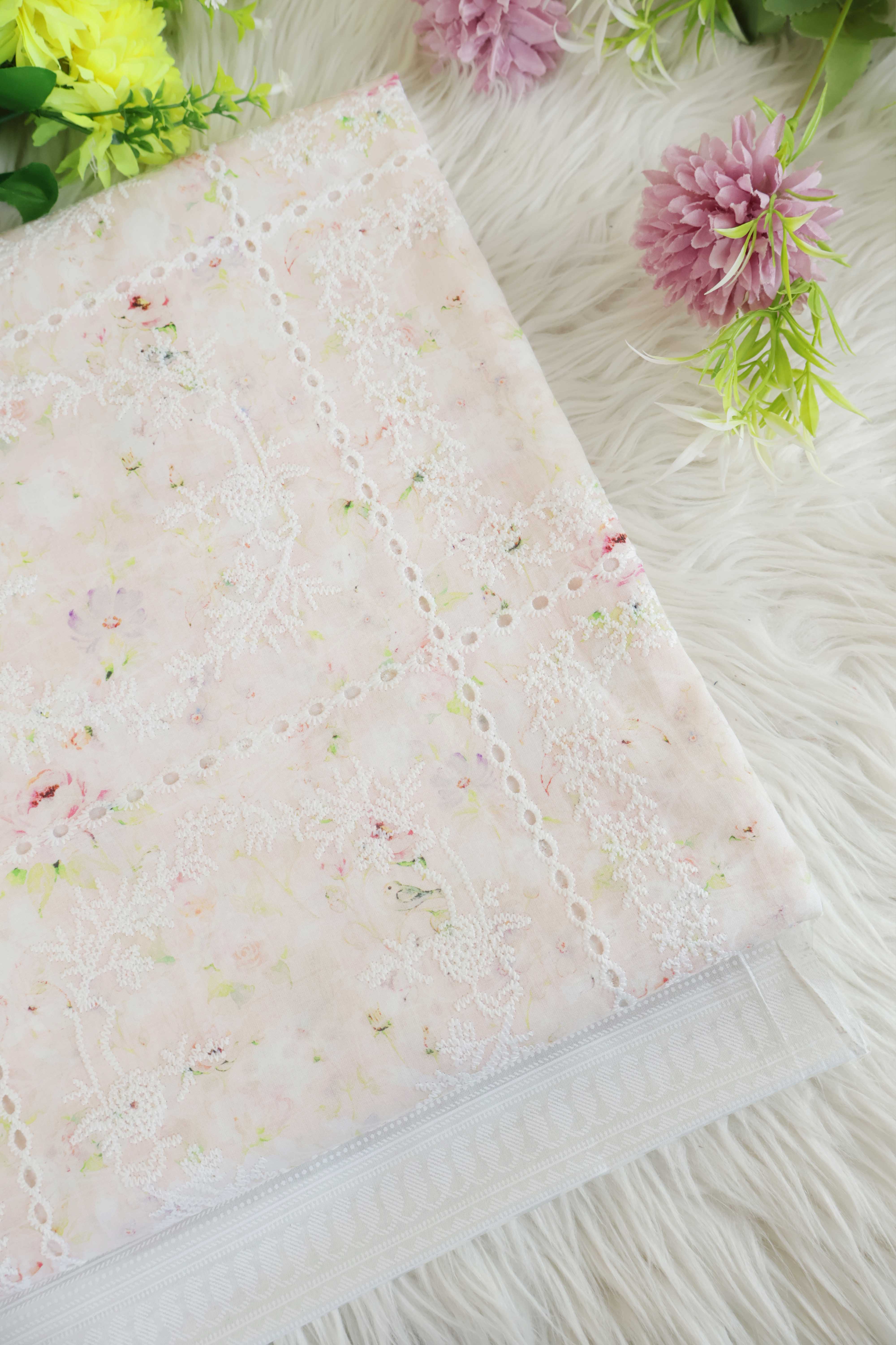 2Piece – Printed Embroidered Lawn RB48 - Image 2