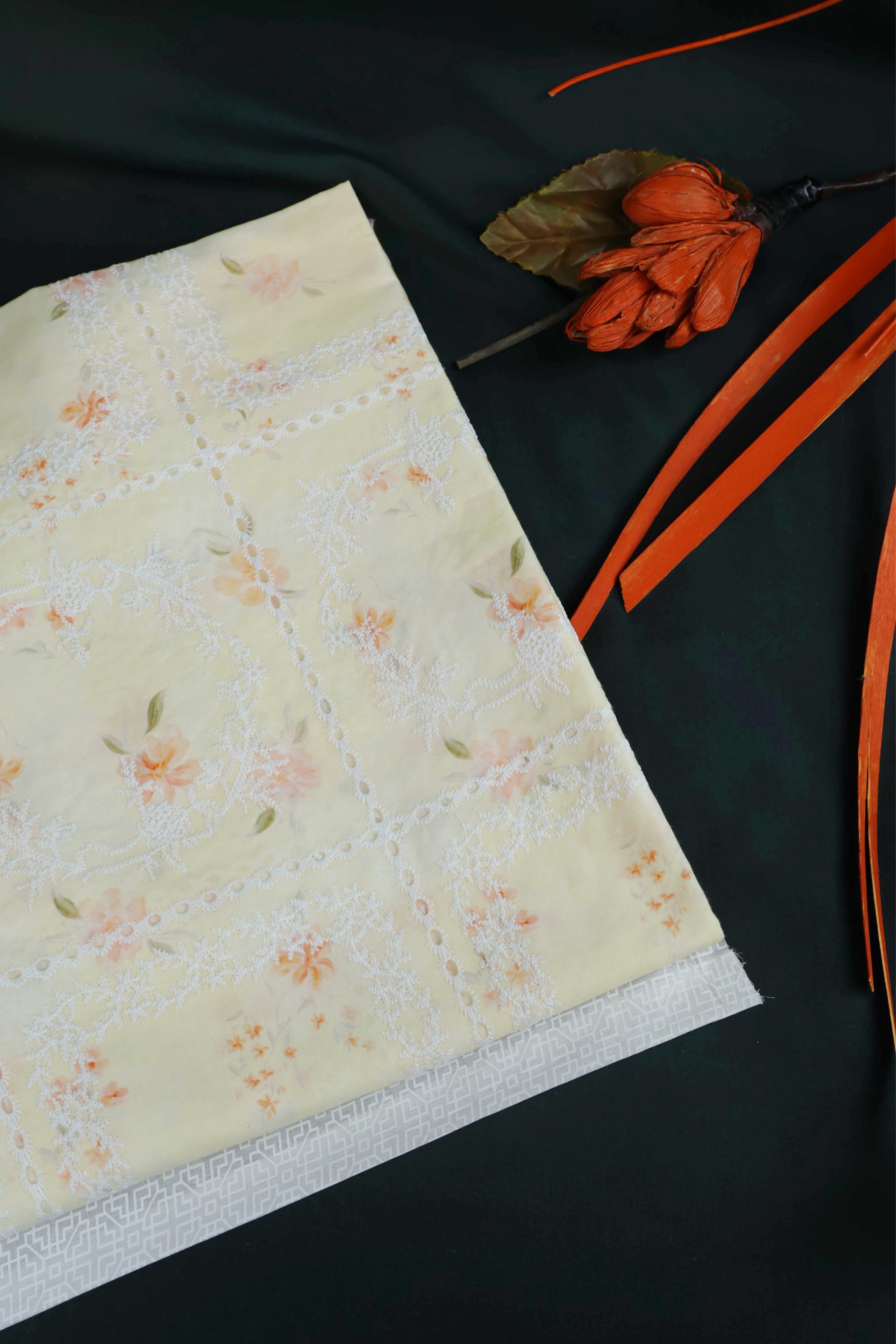 2Piece – Printed Embroidered Lawn RB60 - Image 2