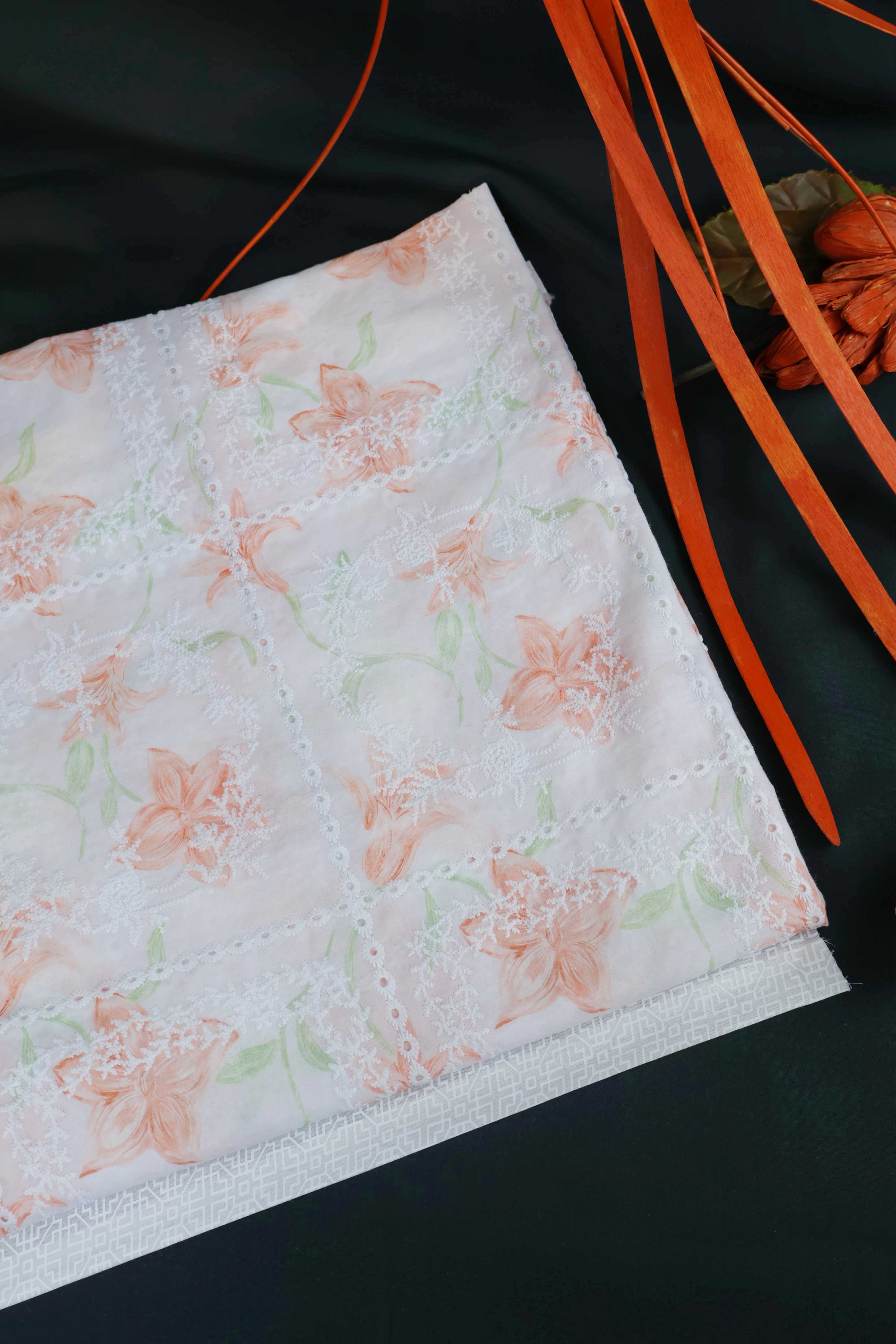 2Piece – Printed Embroidered Lawn RB63 - Image 2
