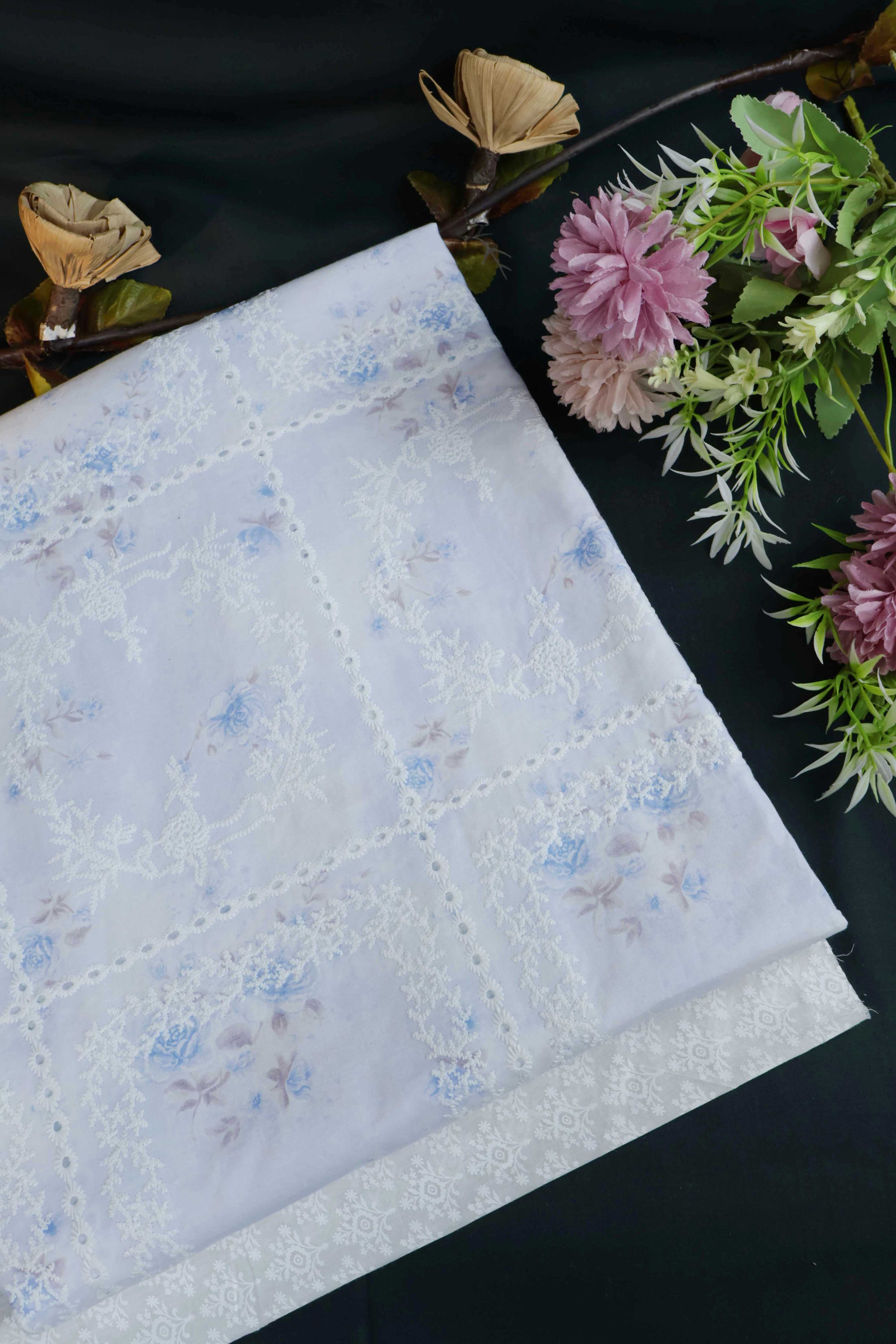 2Piece – Printed Embroidered Lawn RB68 - Image 3