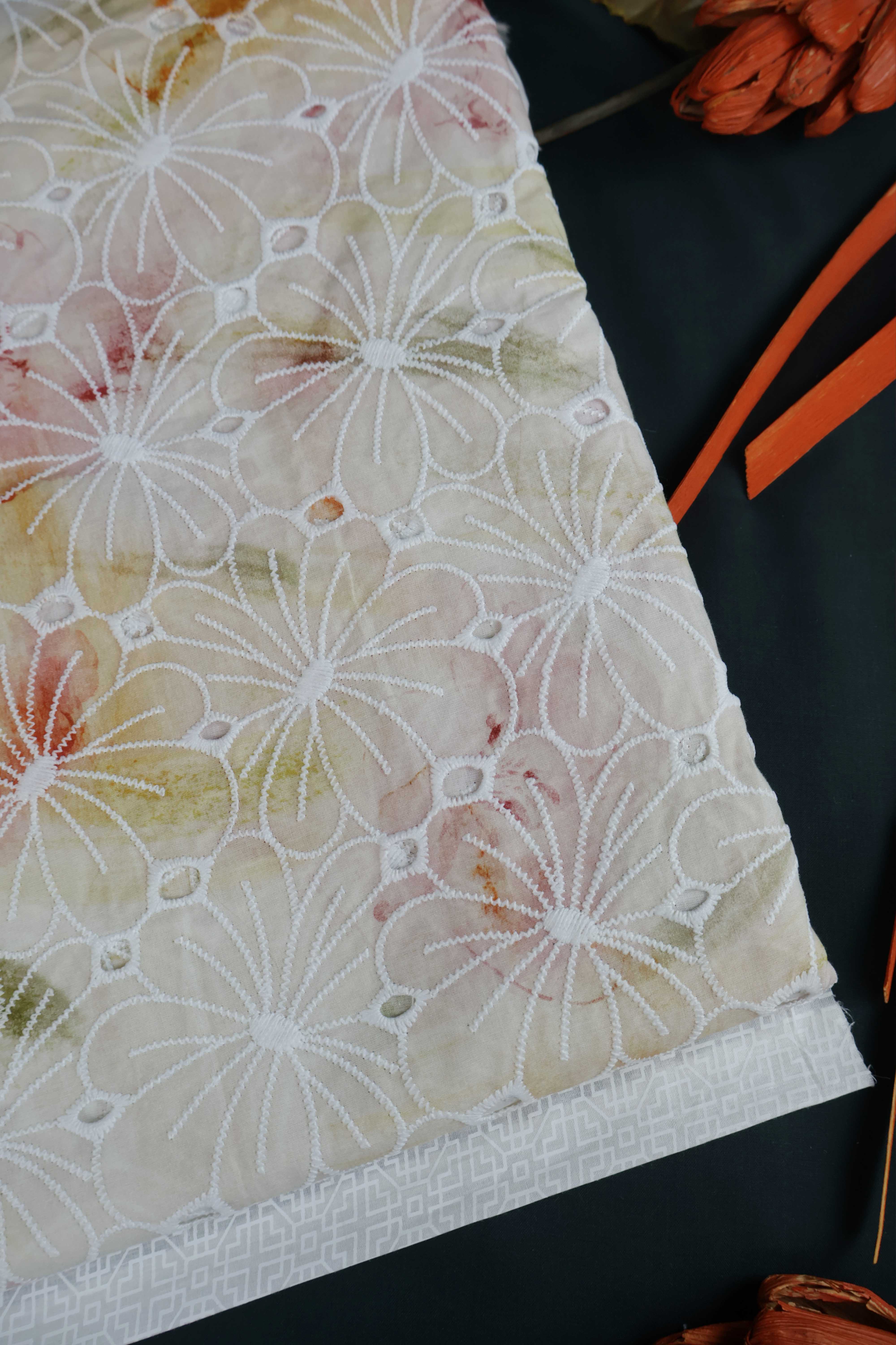 2Piece – Printed Embroidered Lawn RB89 - Image 2