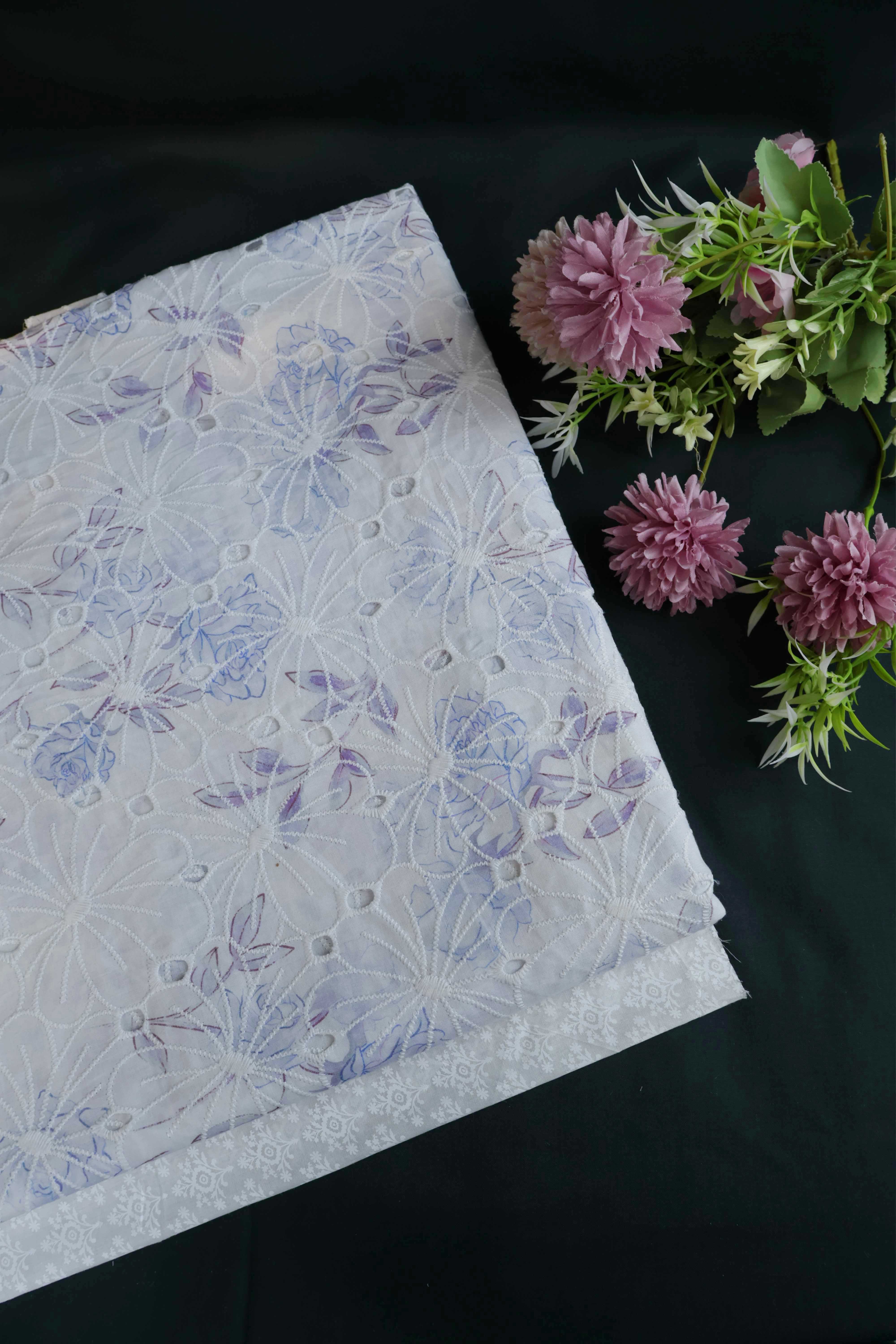 2Piece – Printed Embroidered Lawn RB90