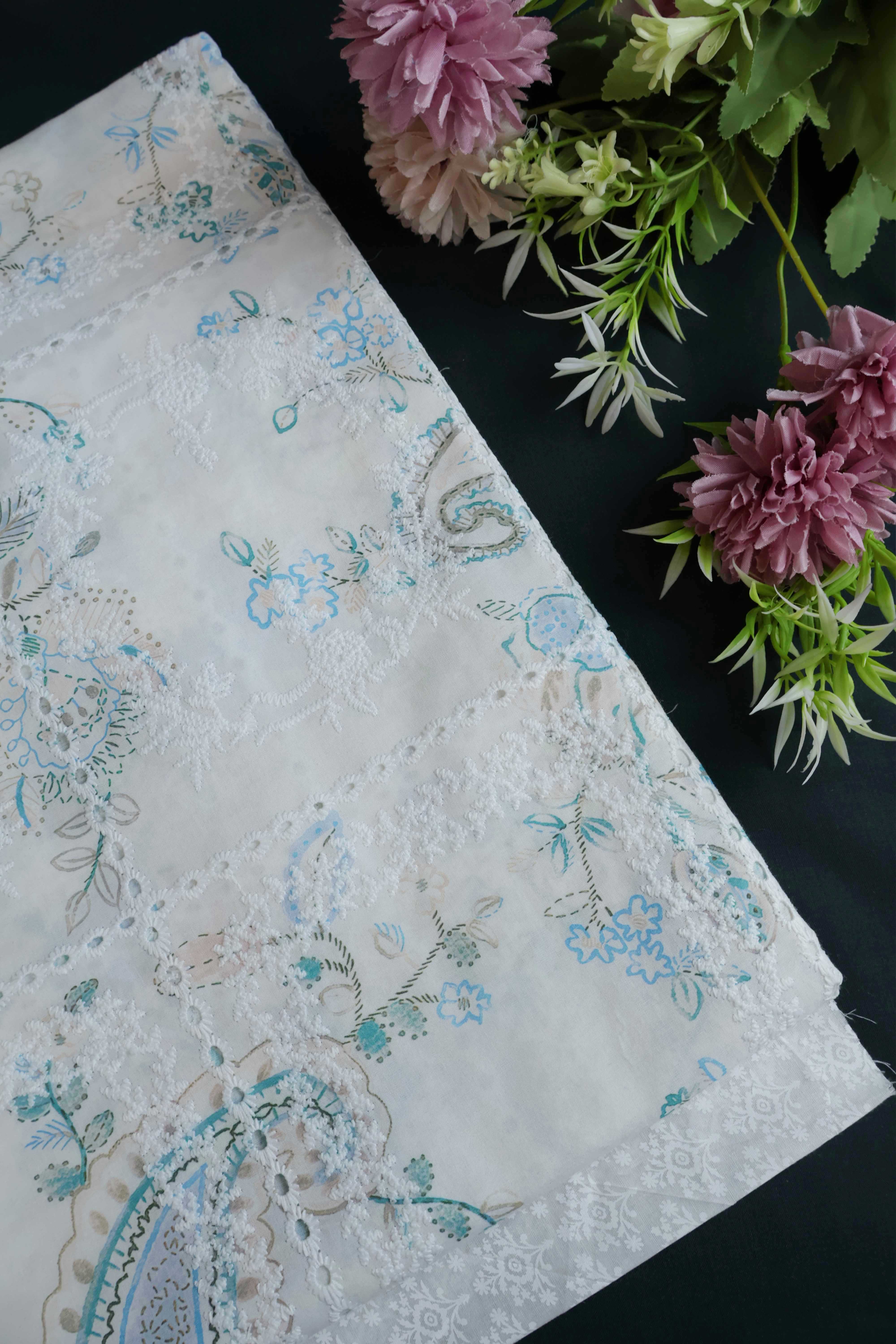 2Piece – Printed Embroidered Lawn RB94 - Image 3