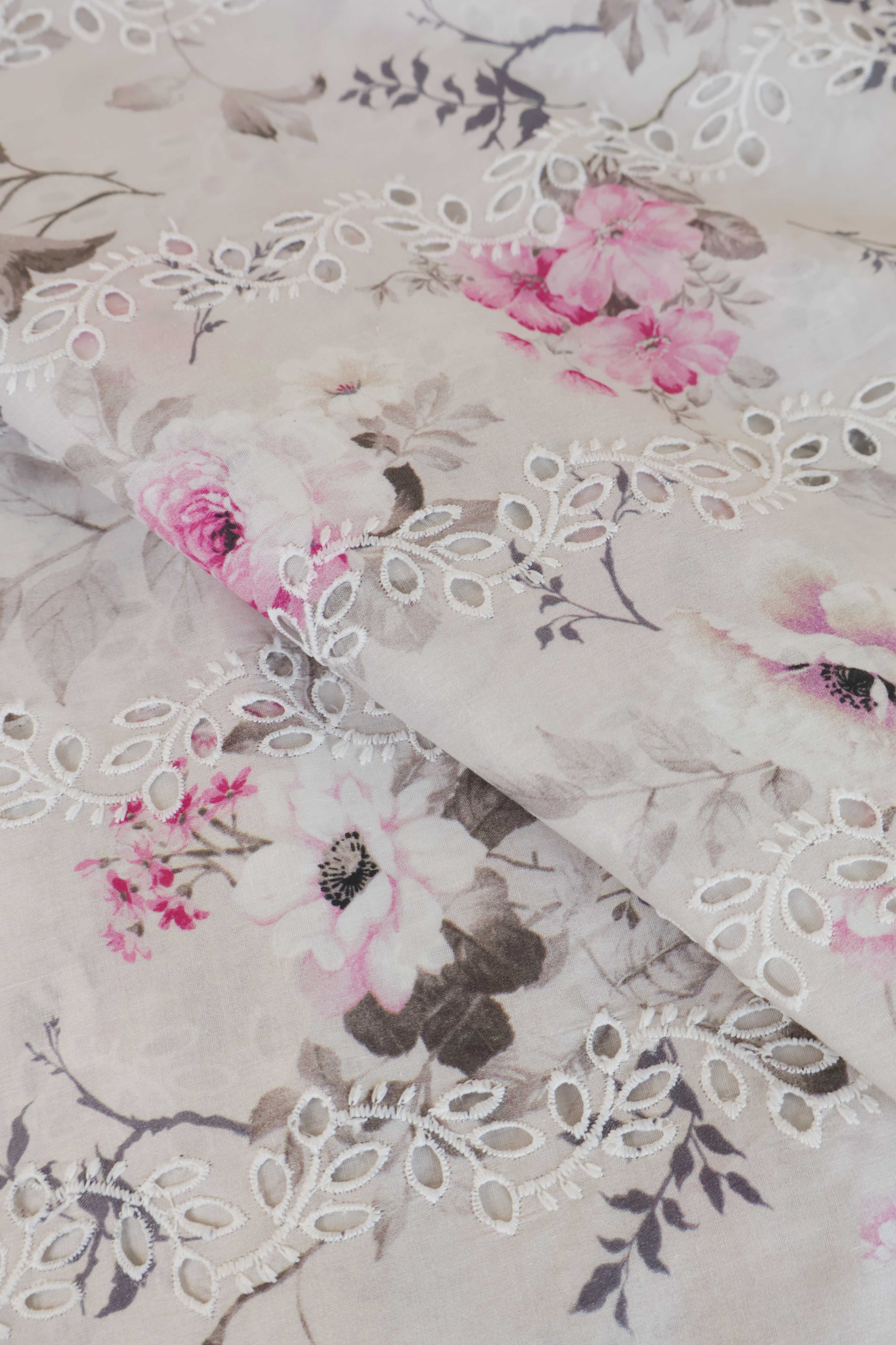 2Piece – Printed Embroidered Lawn S2P12 - Image 3