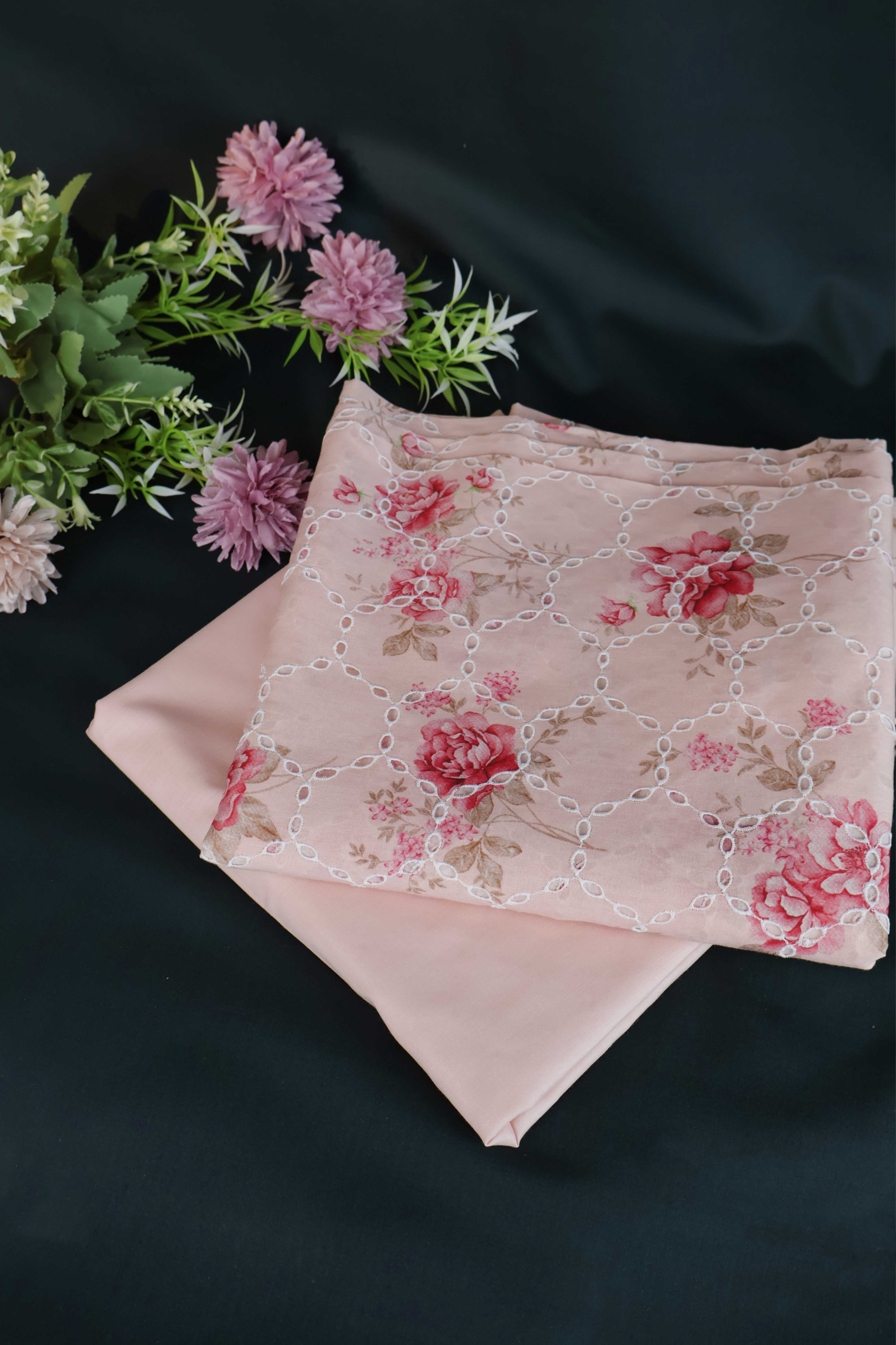 2Piece – Printed Embroidered Lawn S2P14