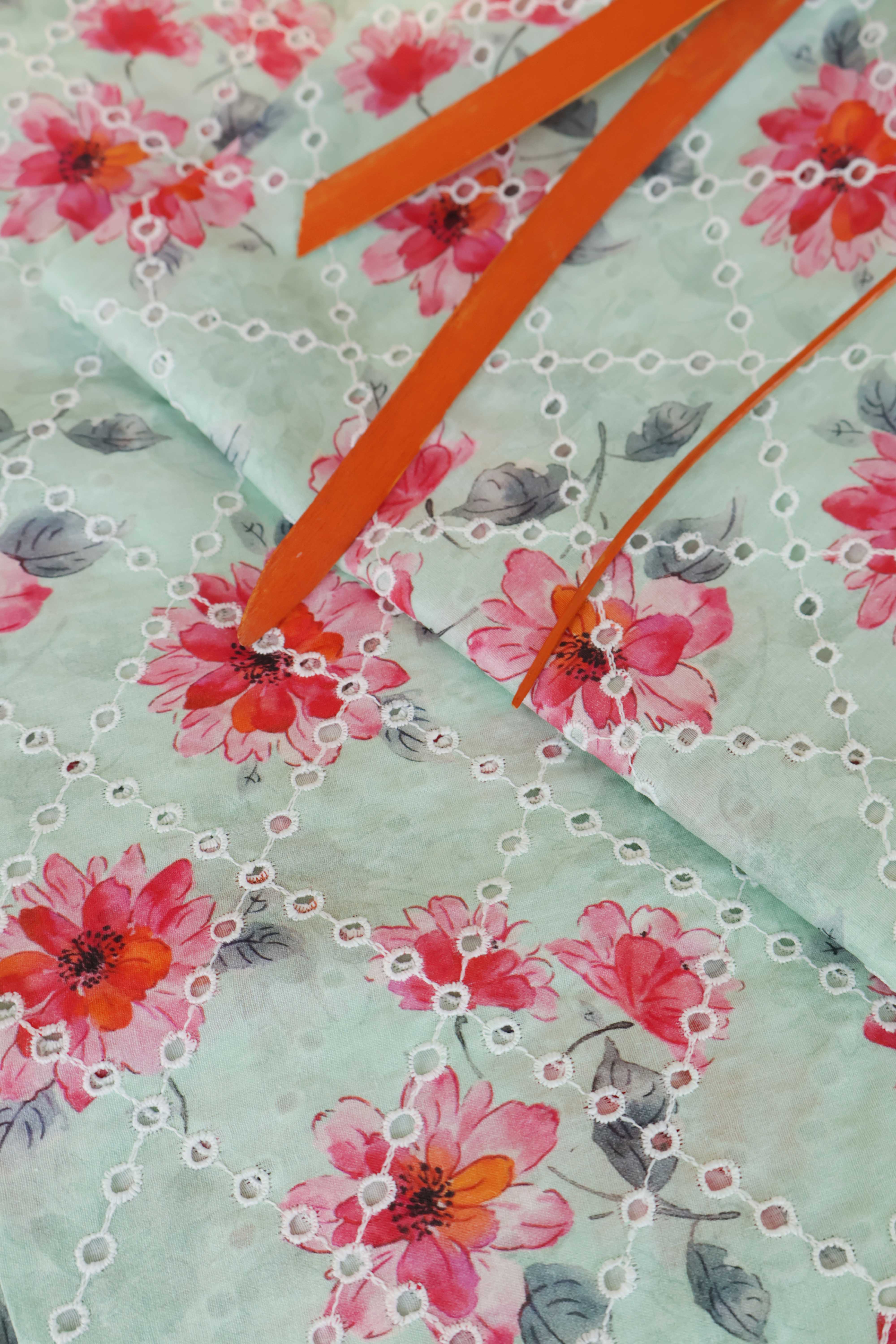 2Piece – Printed Embroidered Lawn S2P19 - Image 3