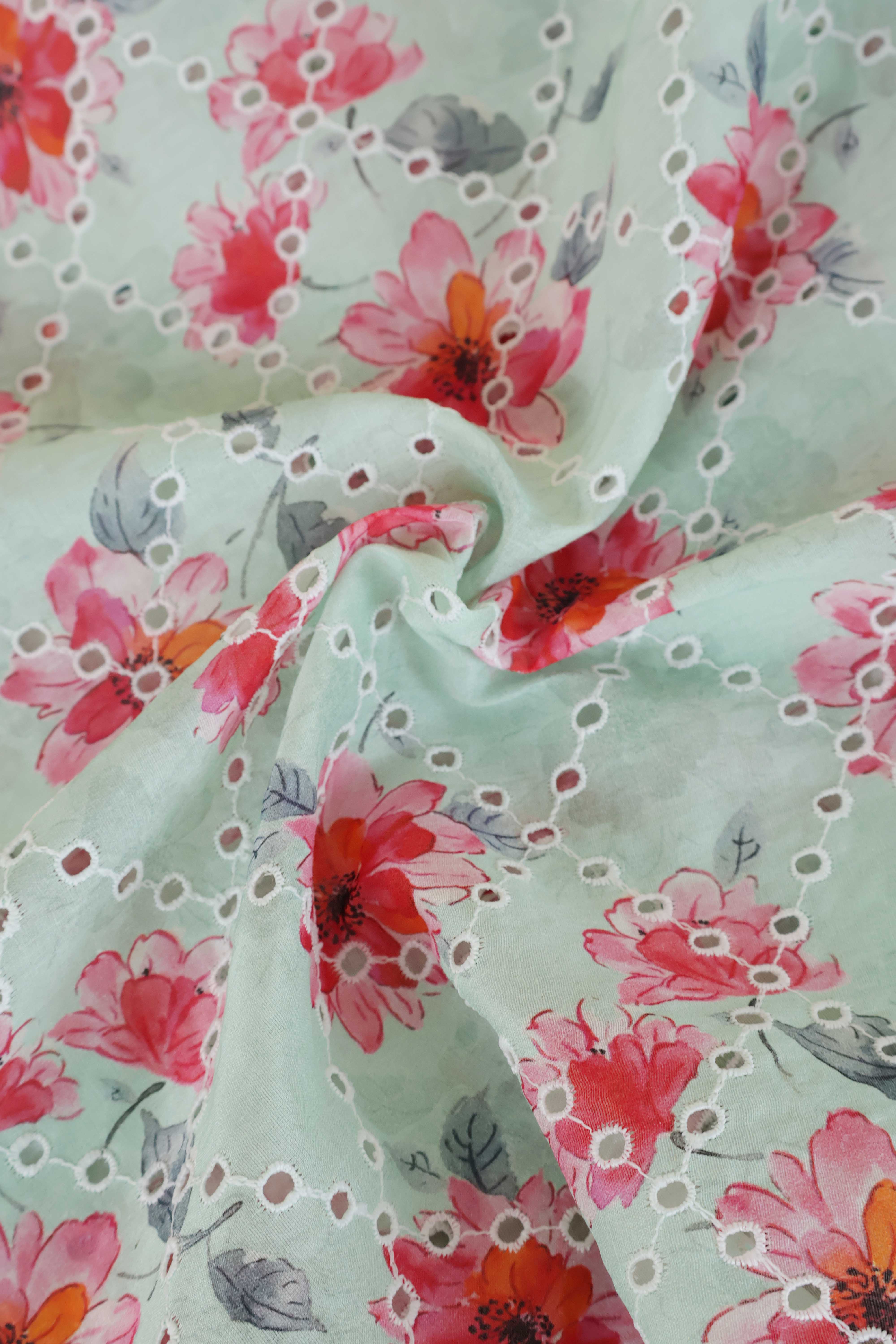 2Piece – Printed Embroidered Lawn S2P19 - Image 4
