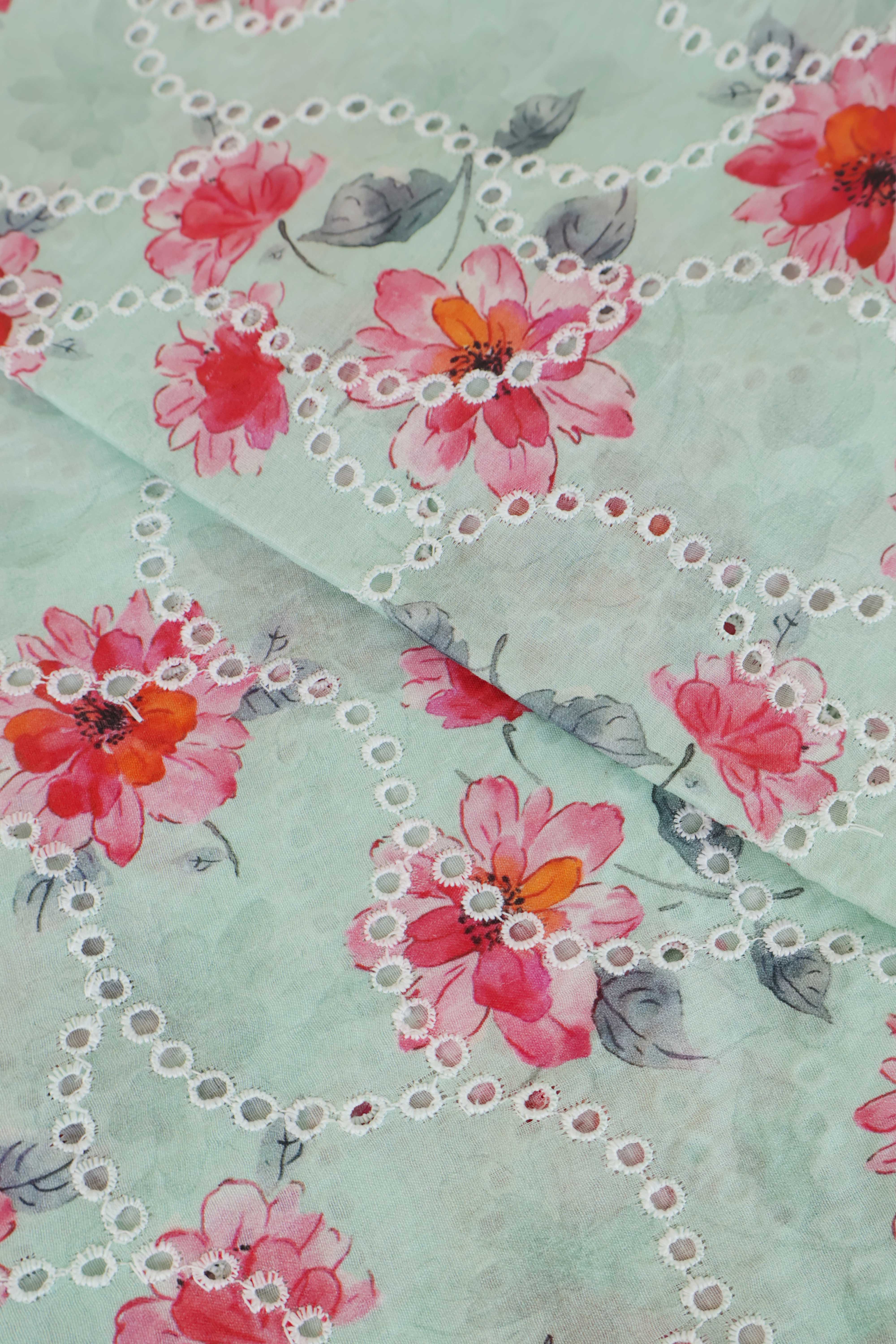 2Piece – Printed Embroidered Lawn S2P22 - Image 3