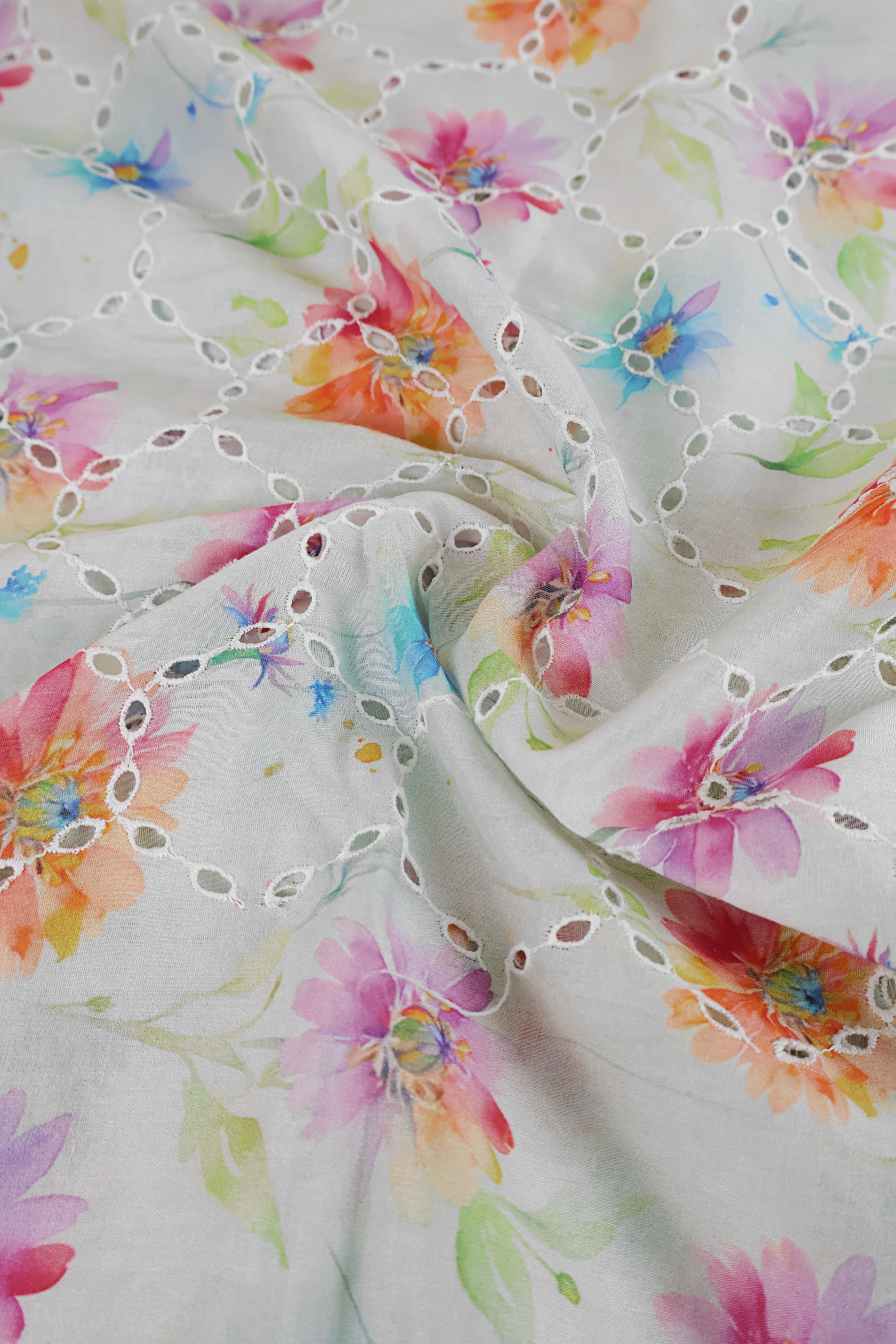 2Piece – Printed Embroidered Lawn S2P24A - Image 3