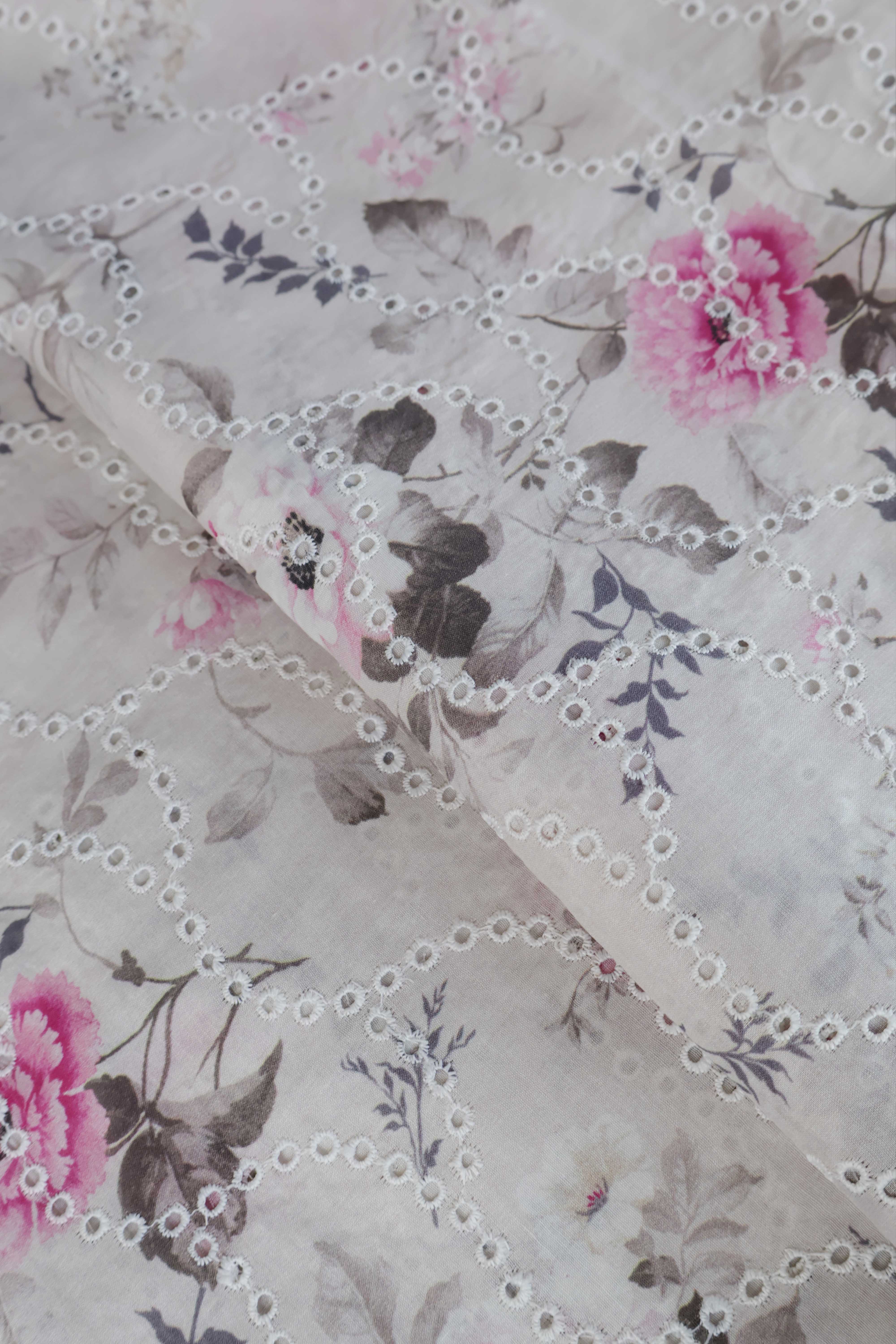 2Piece – Printed Embroidered Lawn S2P33 - Image 3
