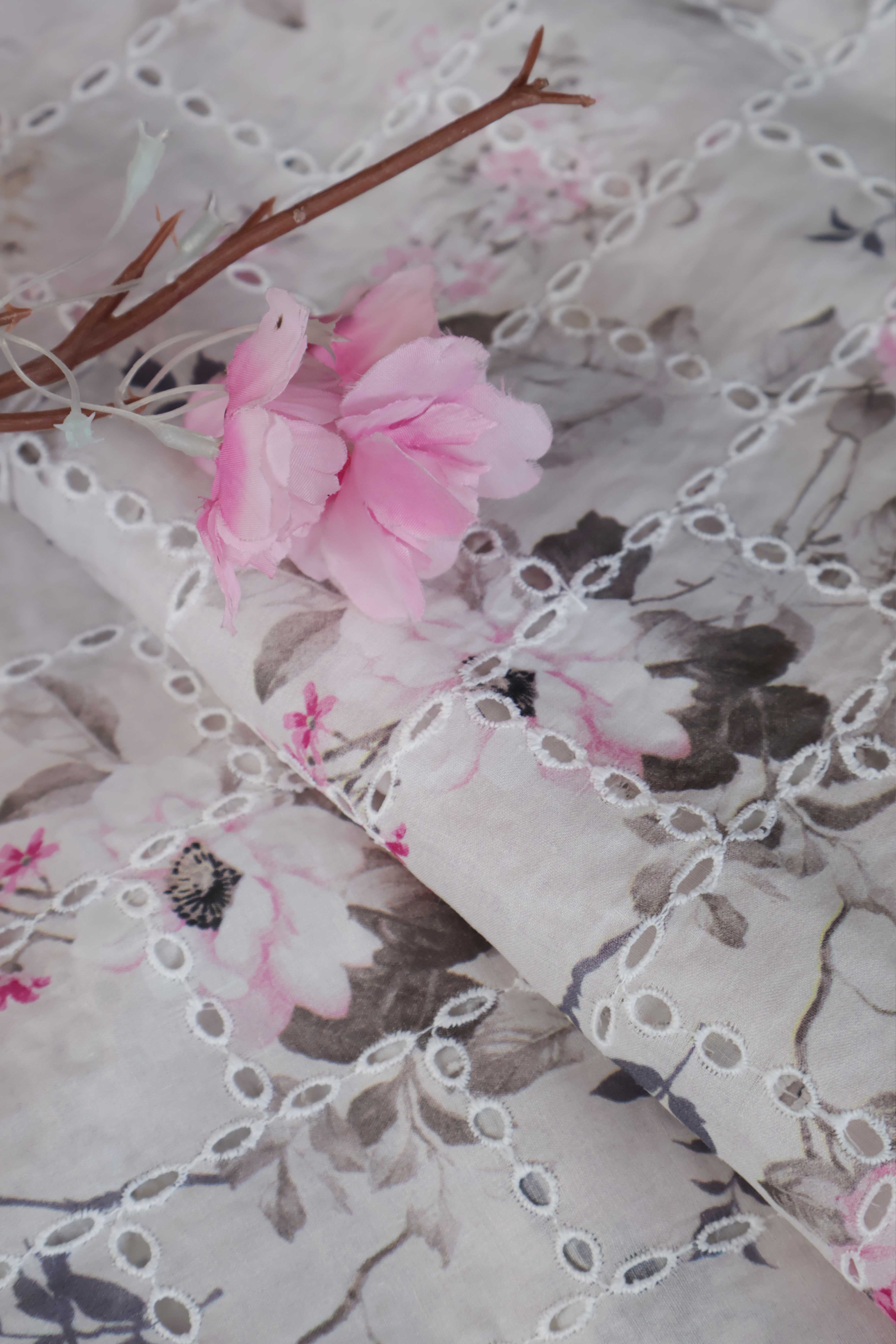 2Piece – Printed Embroidered Lawn S2P34 - Image 3