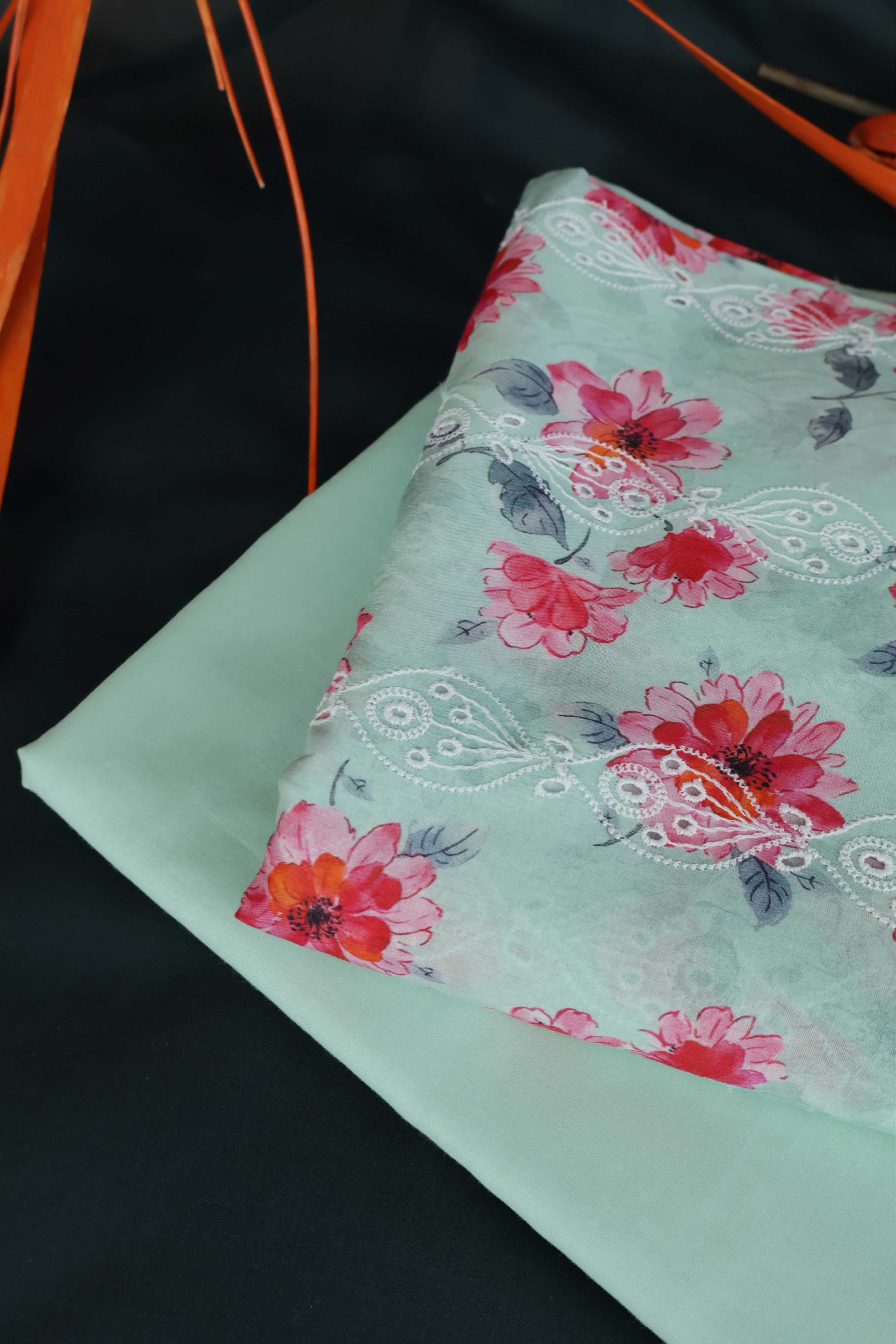 2Piece – Printed Embroidered Lawn S2P35 - Image 2