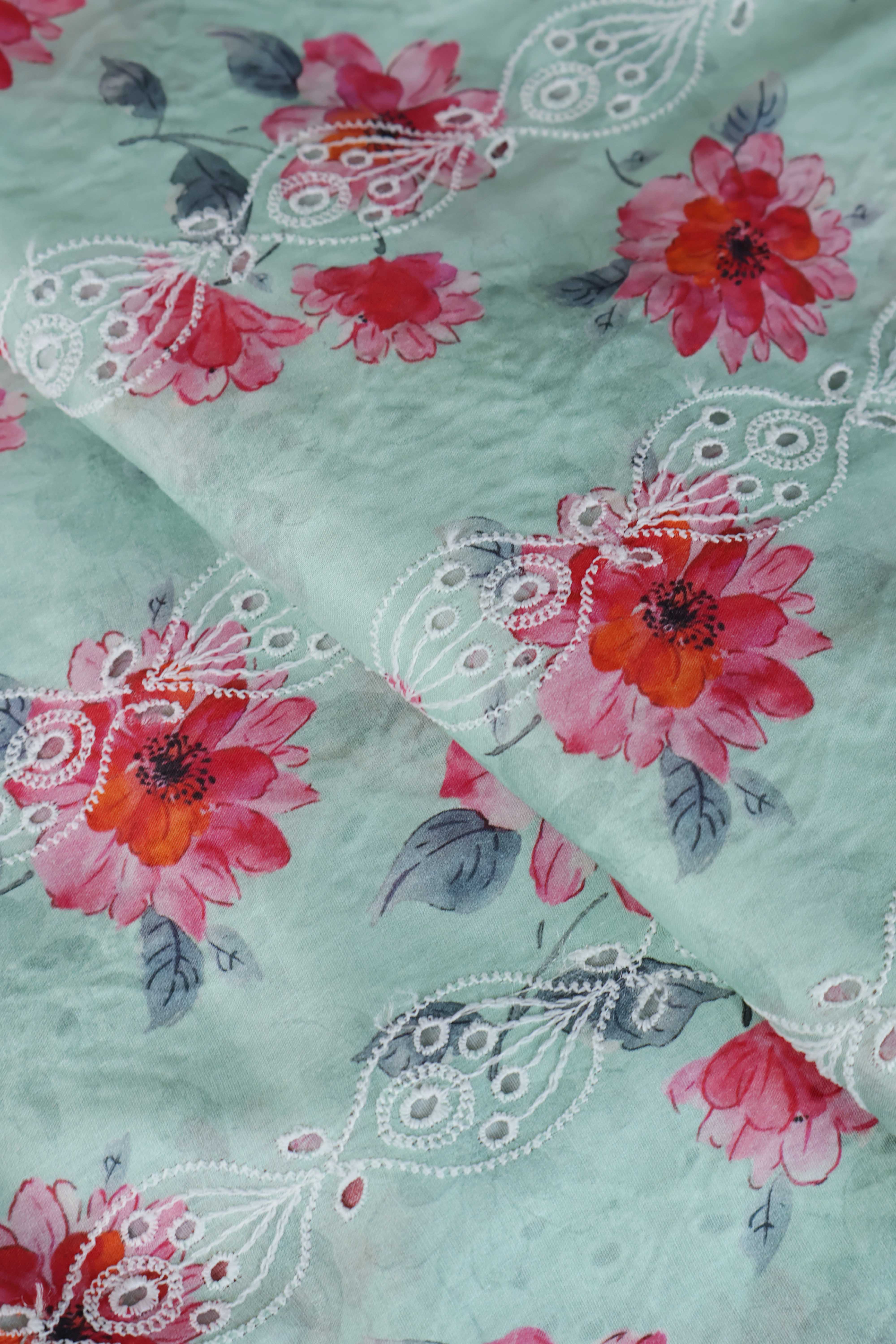 2Piece – Printed Embroidered Lawn S2P35 - Image 4