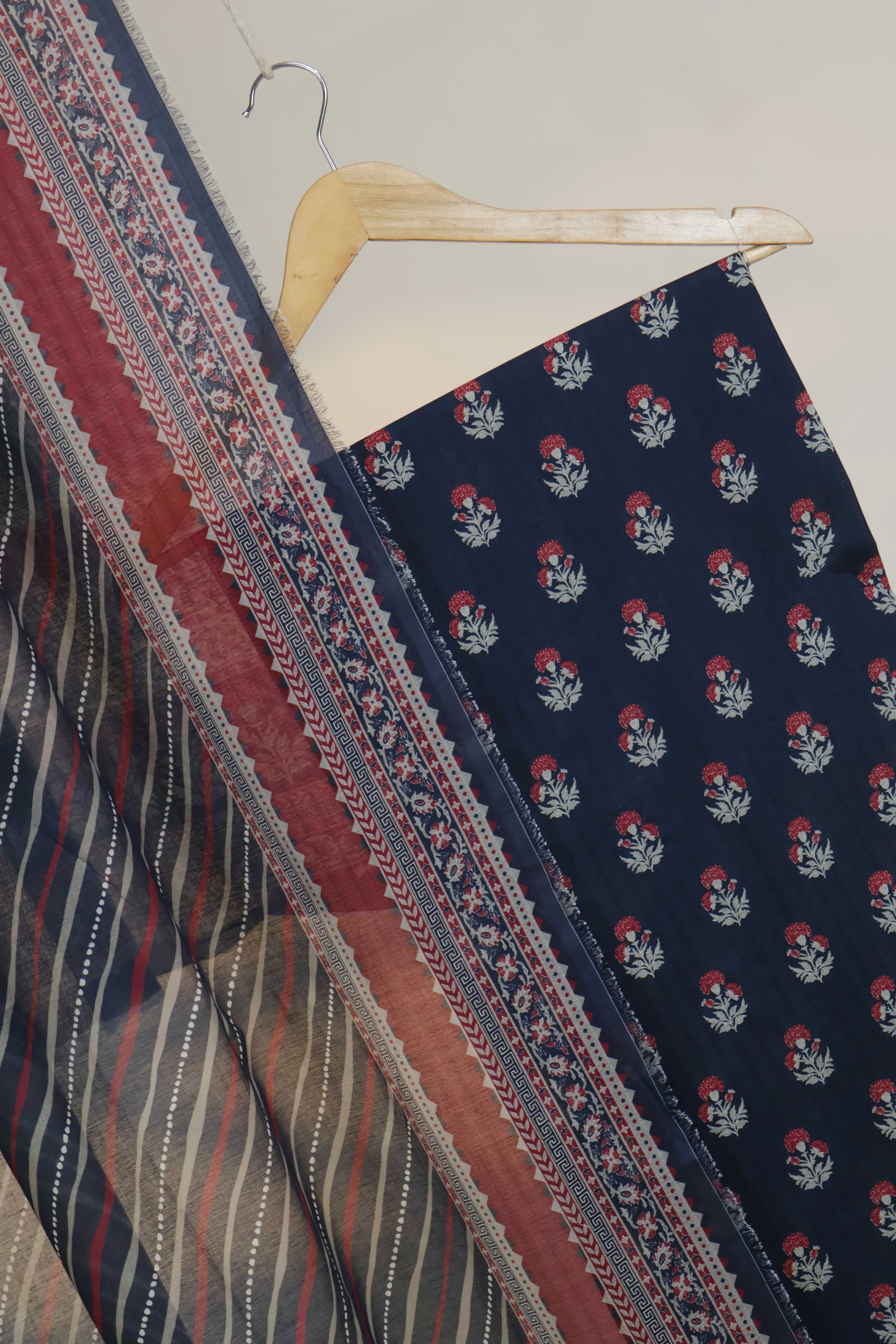 3PC-Lawn Printed Suit 3PLBS106 - Image 2