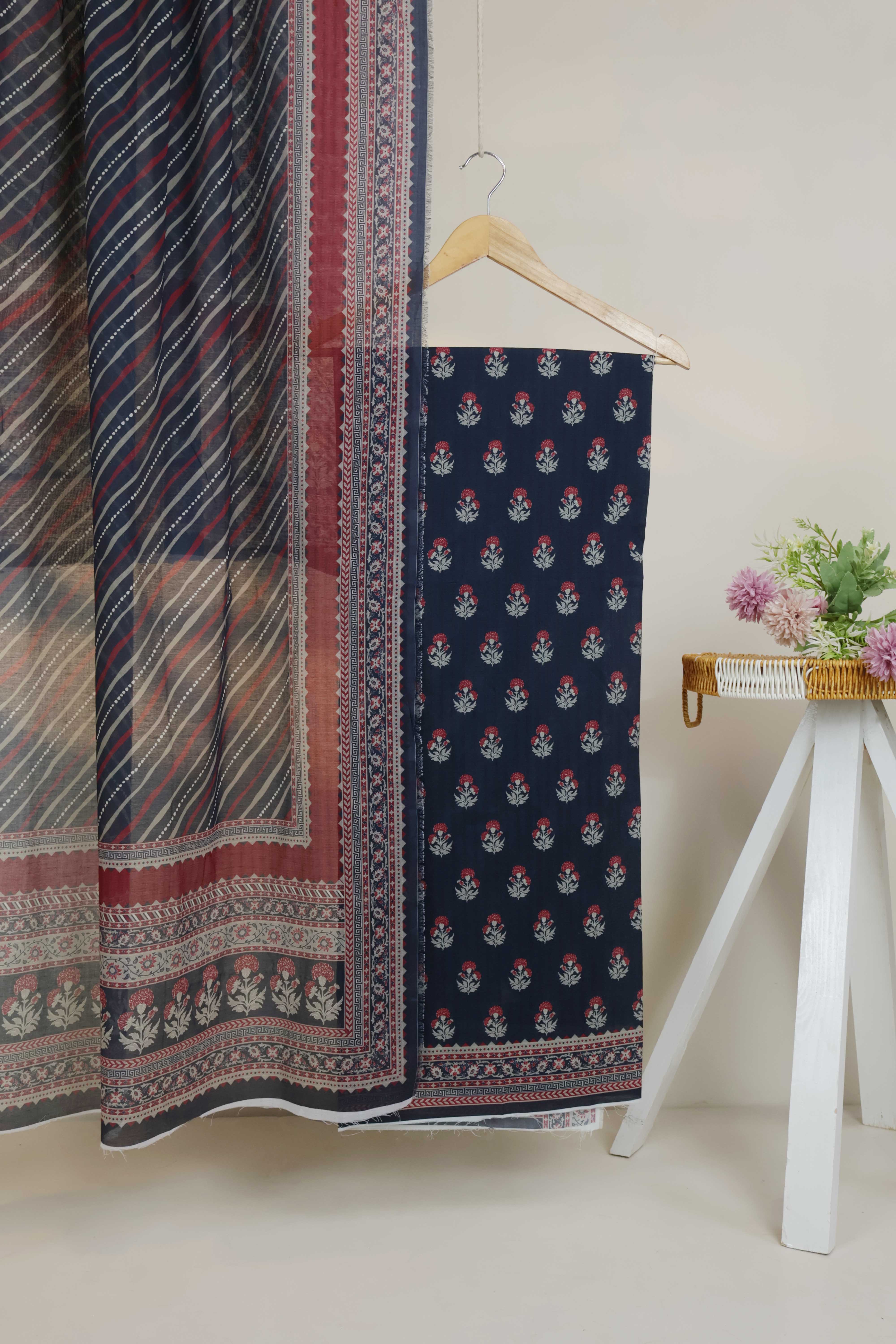 3PC-Lawn Printed Suit 3PLBS106 - Image 3