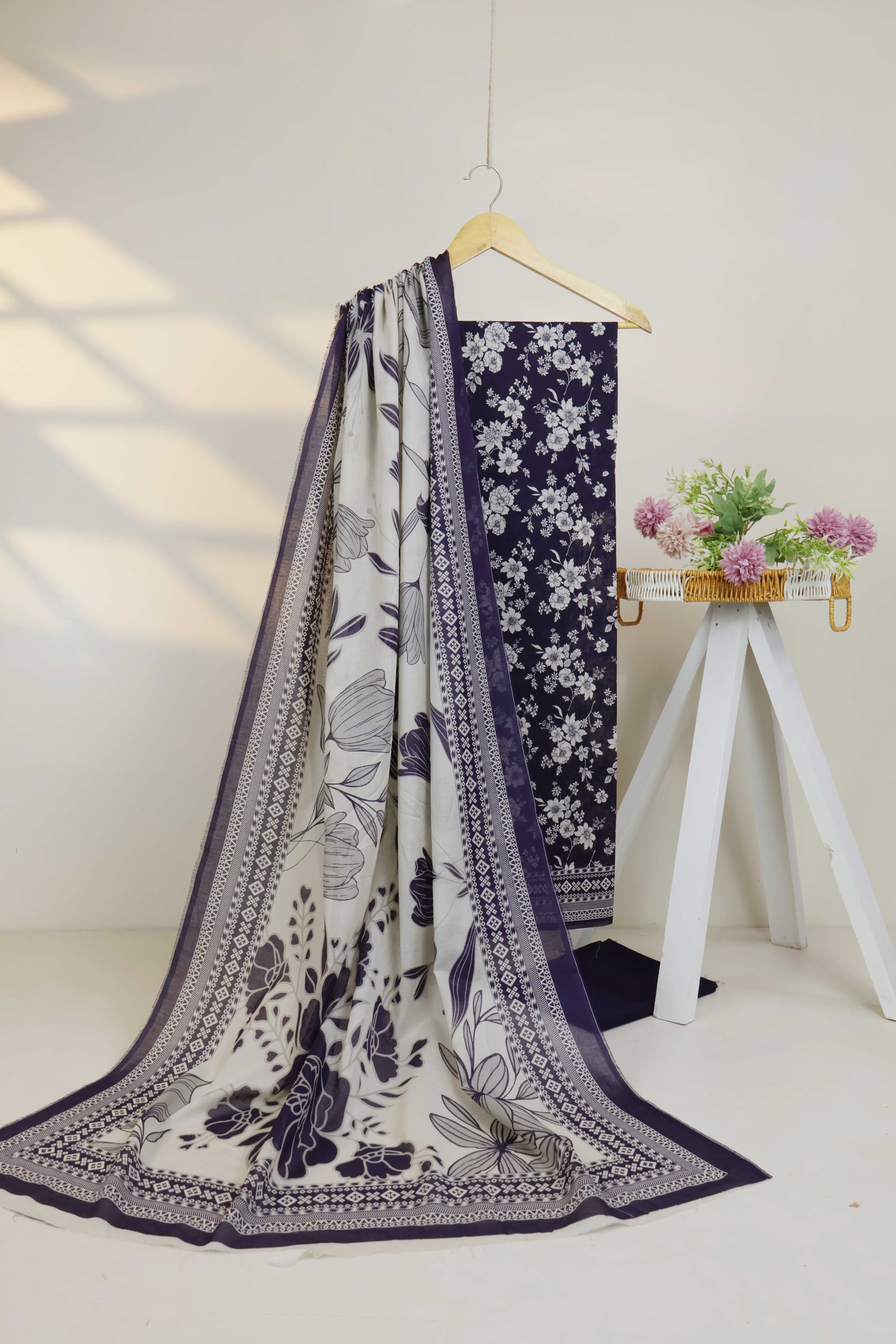 3PC-Lawn Printed Suit 3PLBS107