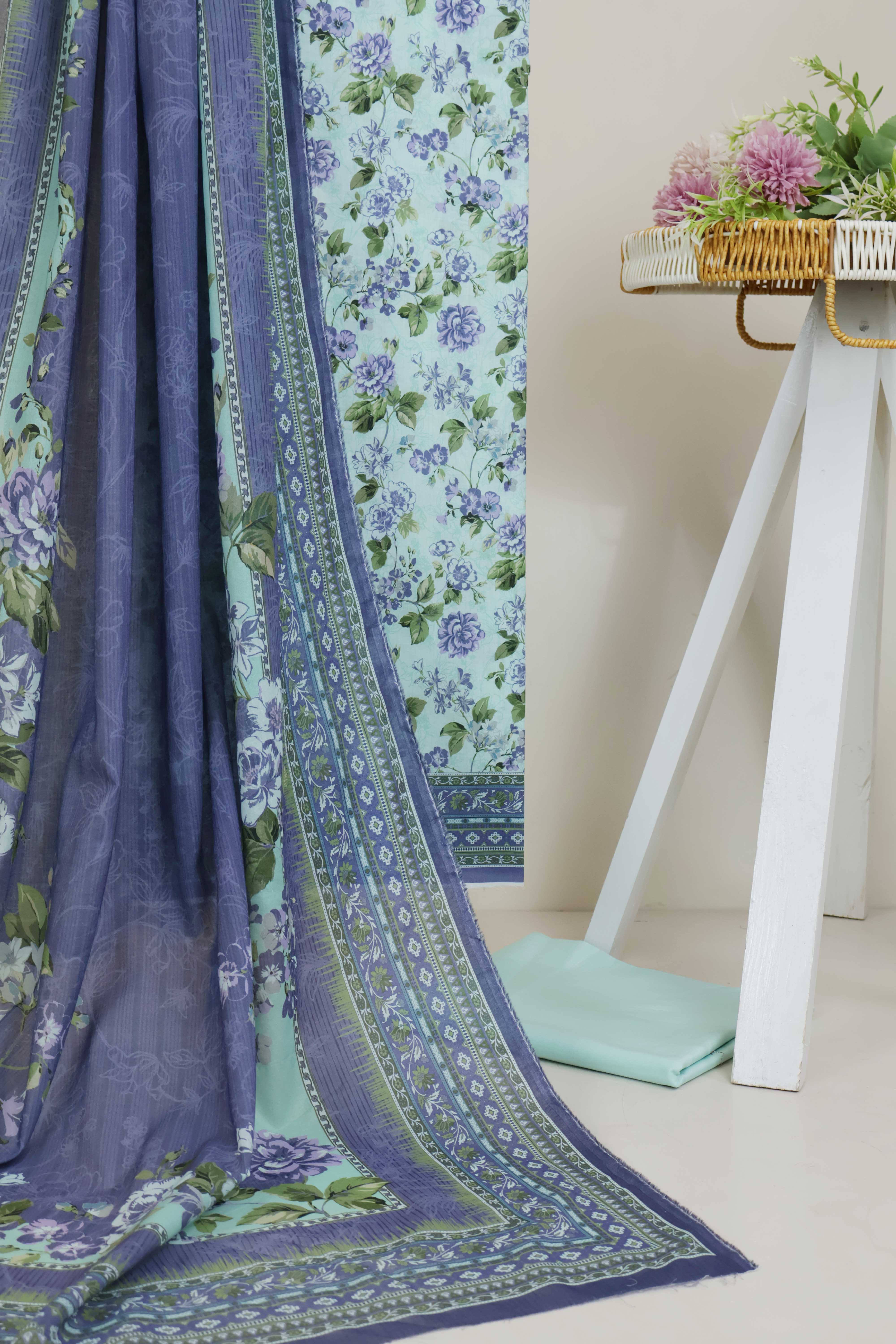 3PC-Lawn Printed Suit 3PLBS114 - Image 2