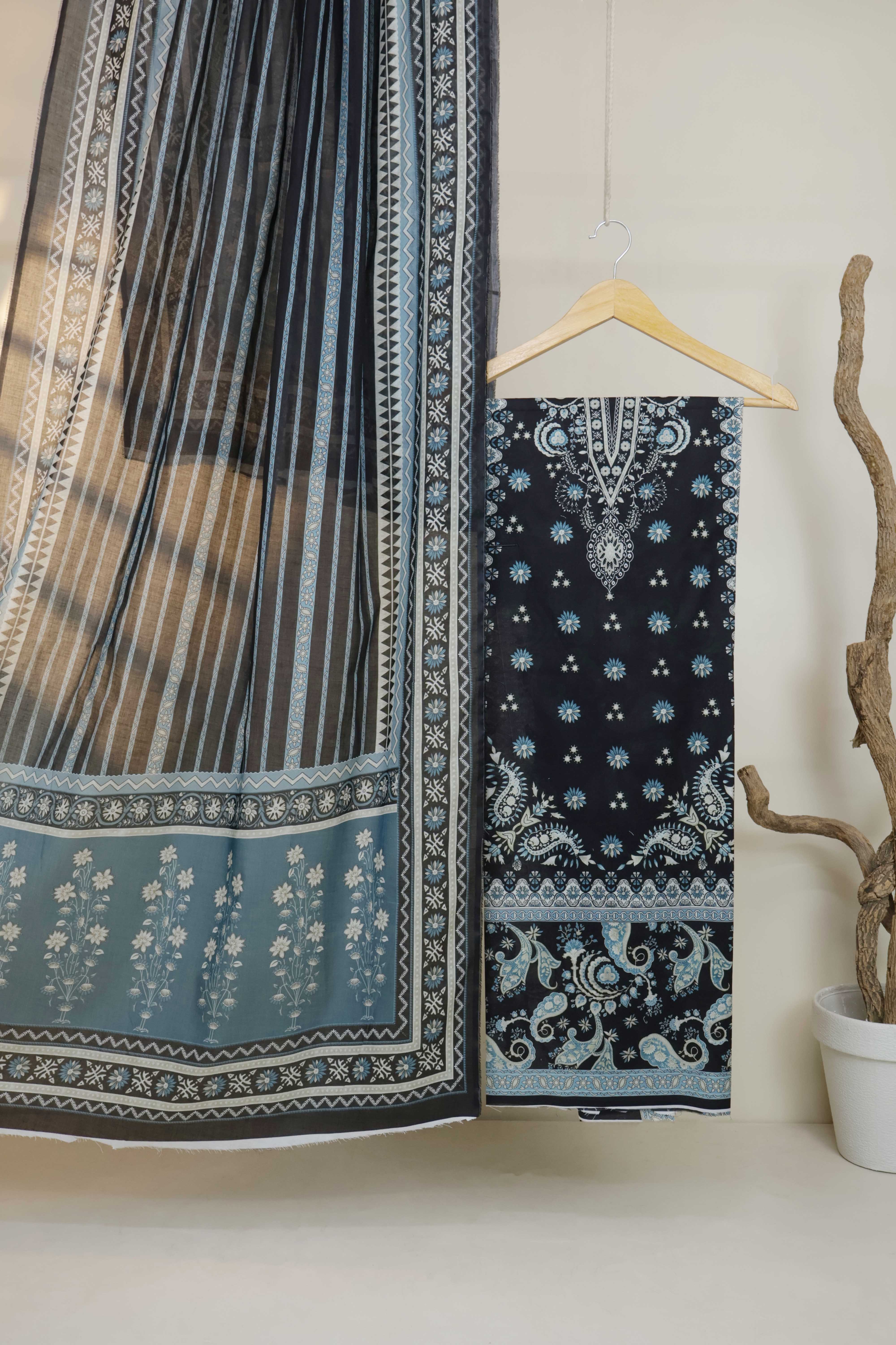 3PC-Lawn Printed Suit 3PLBS54 - Image 2