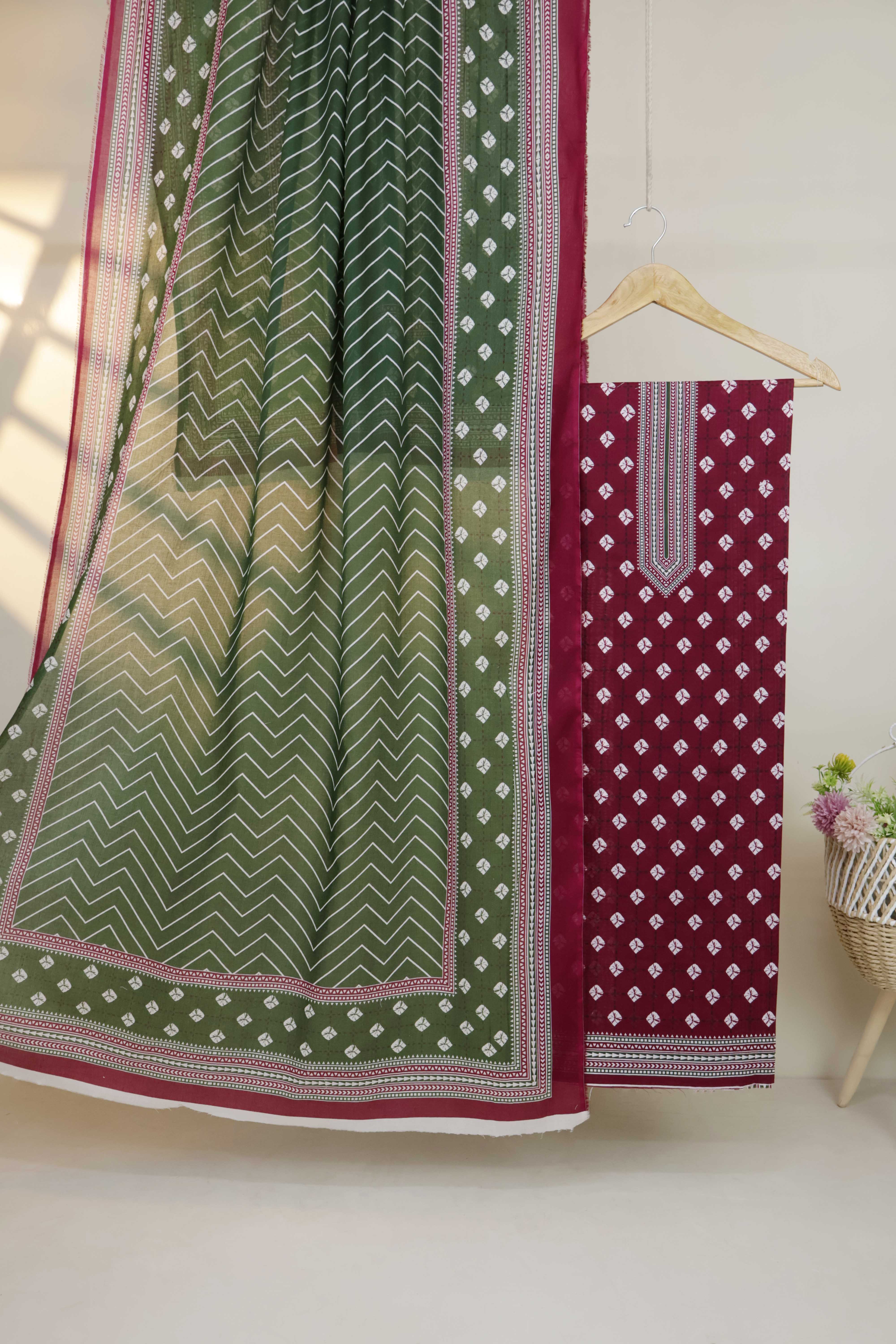 3PC-Lawn Printed Suit 3PLBS59 - Image 2