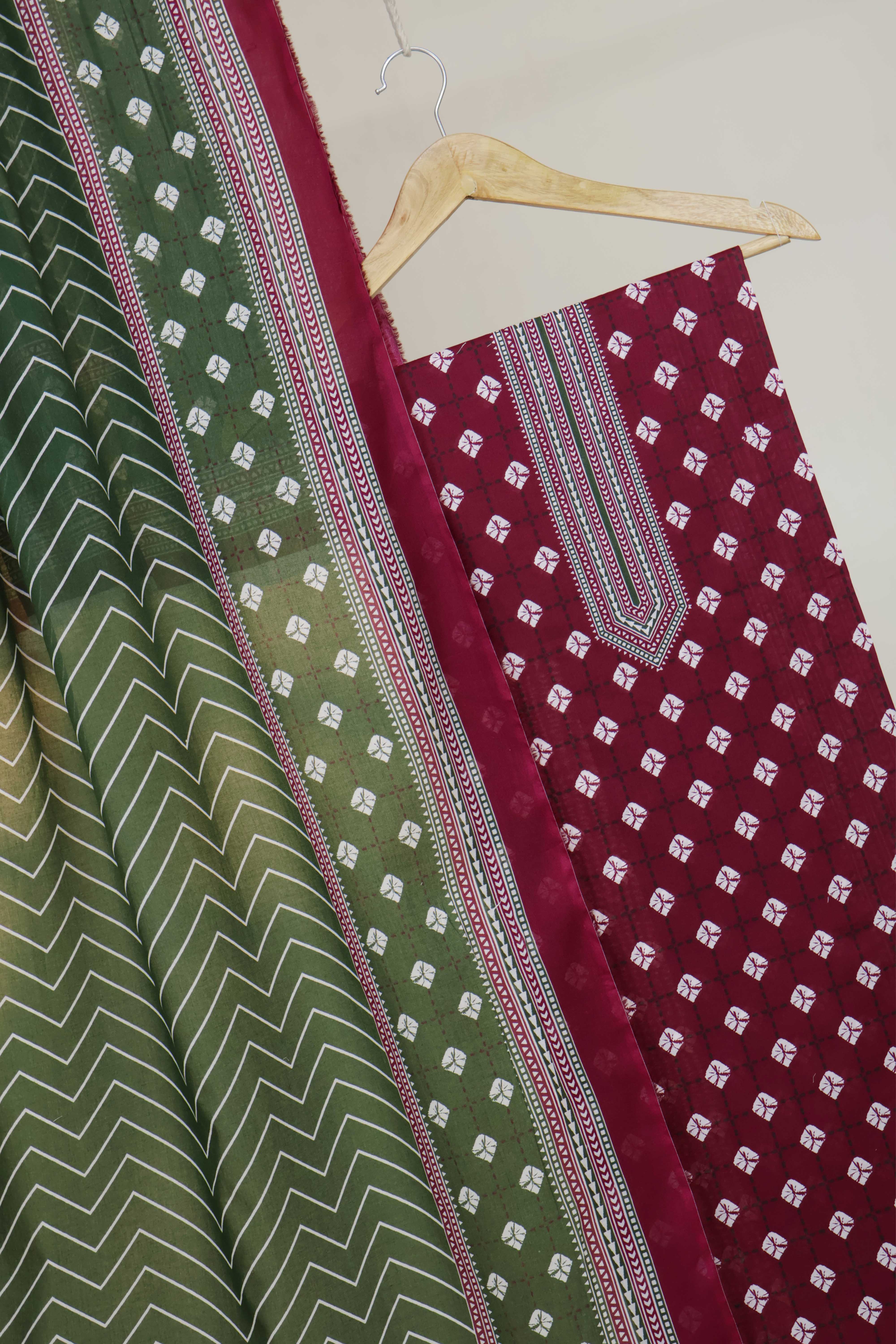 3PC-Lawn Printed Suit 3PLBS59 - Image 3