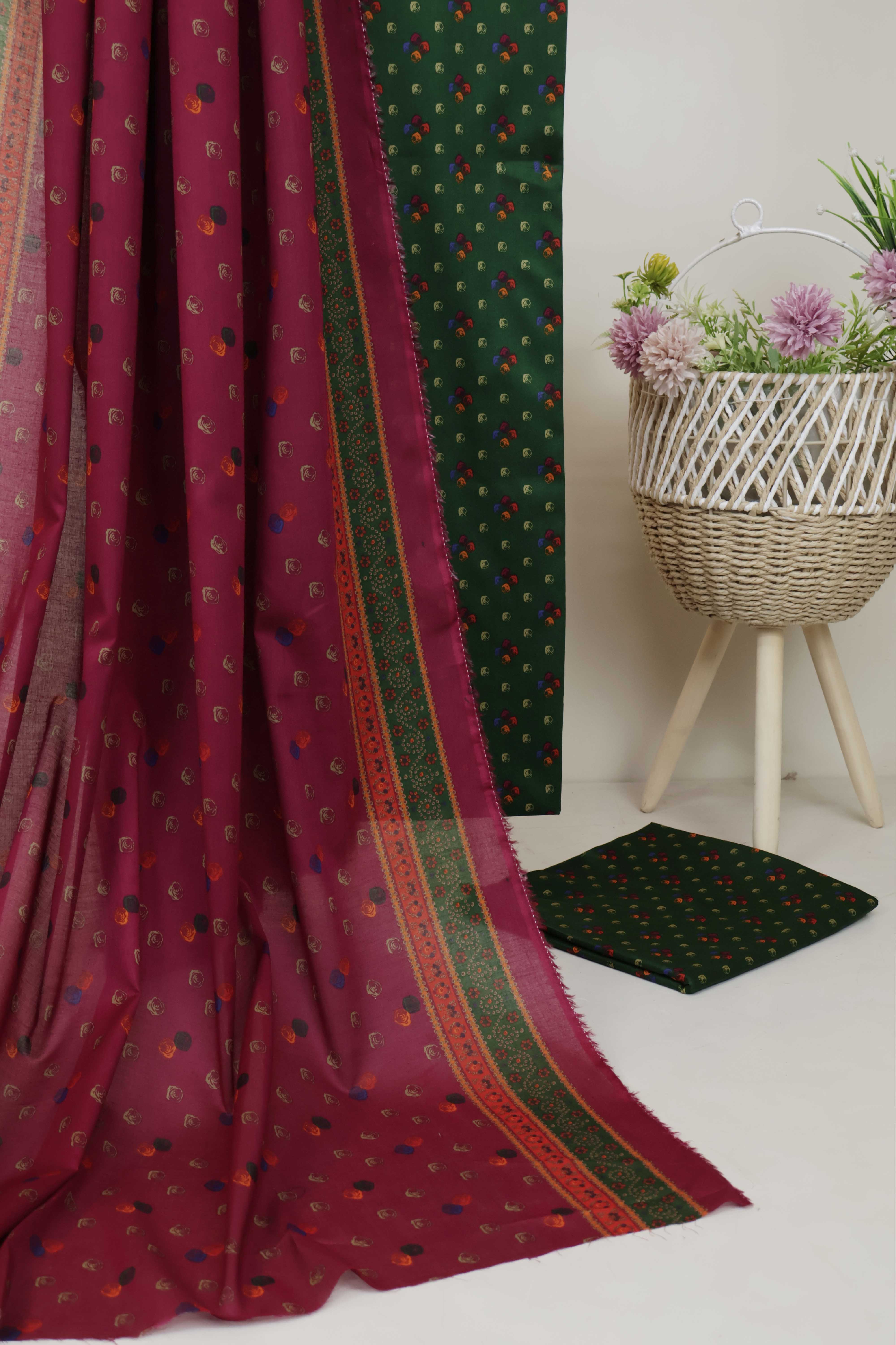 3PC-Lawn Printed Suit 3PLBS63 - Image 5