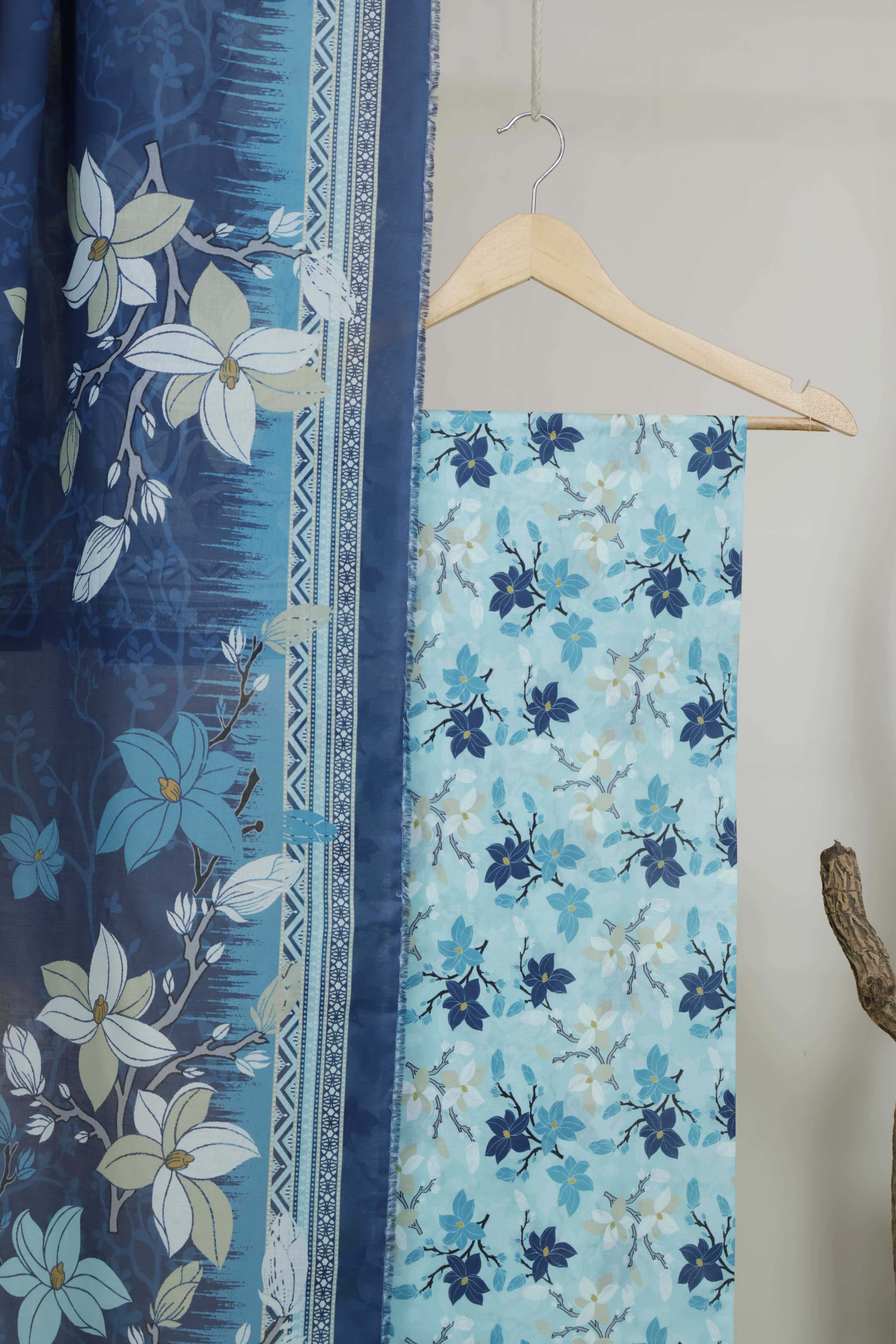 3PC-Lawn Printed Suit 3PLBS80 - Image 4