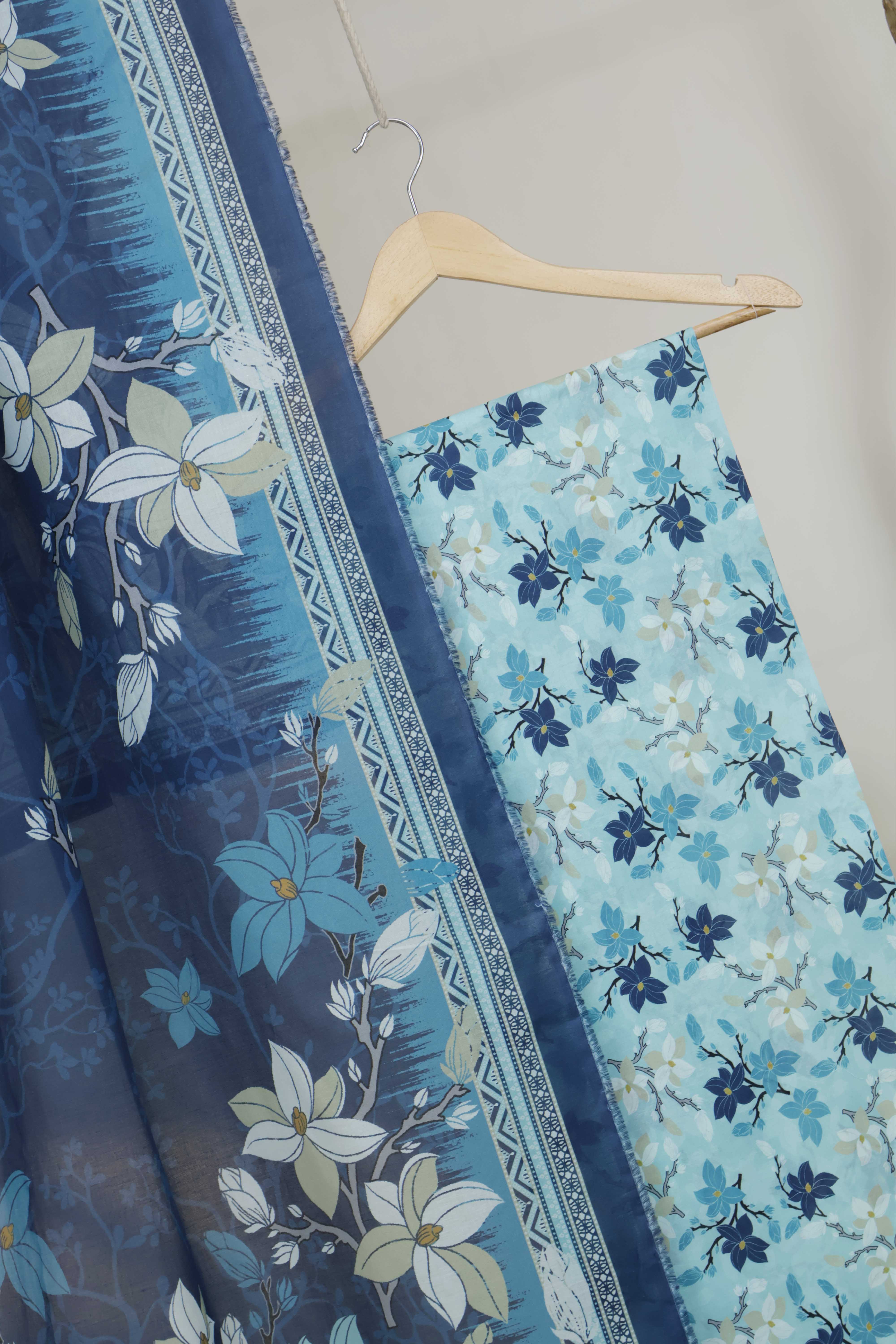 3PC-Lawn Printed Suit 3PLBS80 - Image 5