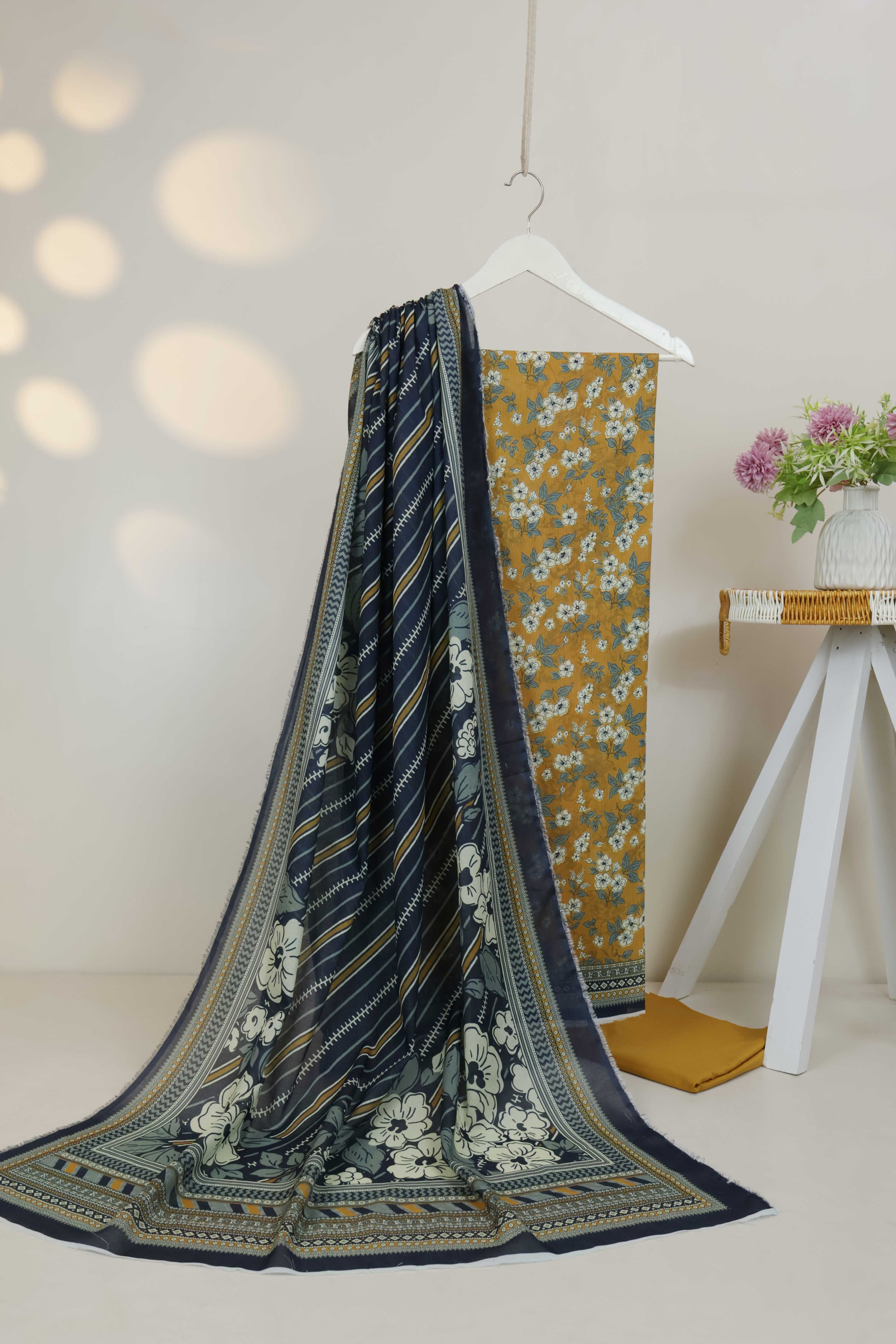 3PC-Lawn Printed Suit 3PLBS100 - Image 2