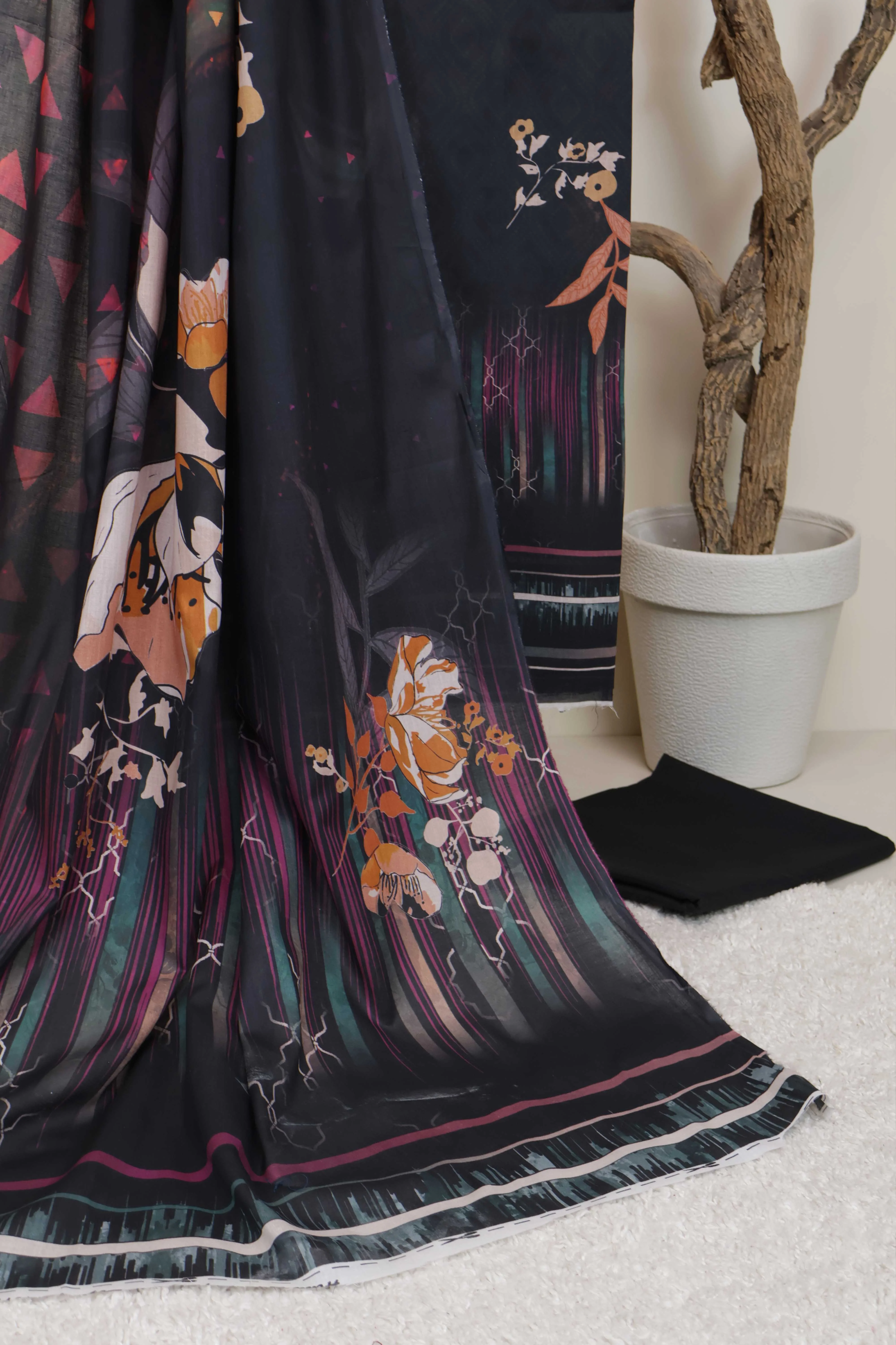 3PC-Lawn Printed Suit 3PSL18 - Image 5
