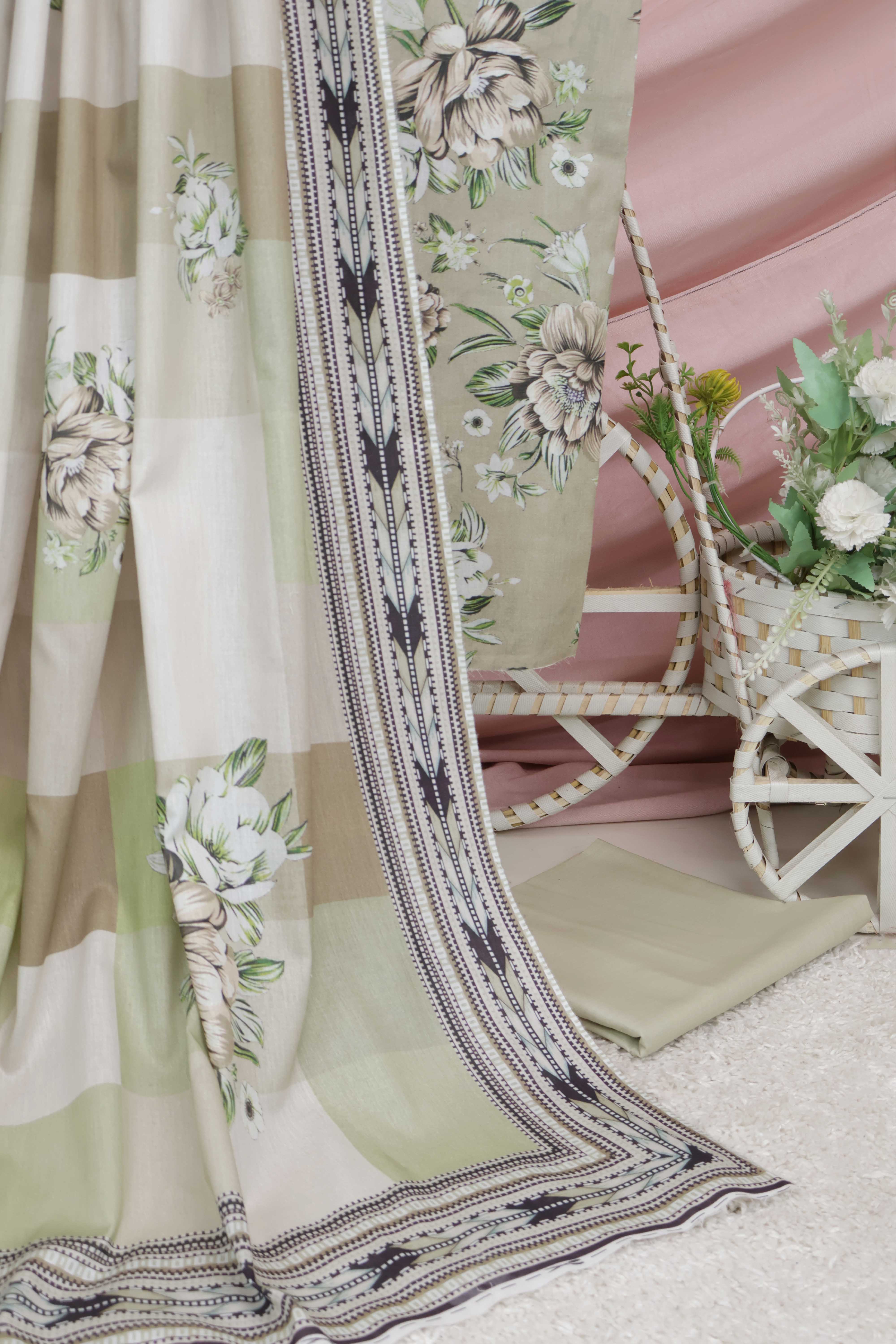 3PC-Lawn Printed Suit 3PSL26 - Image 5