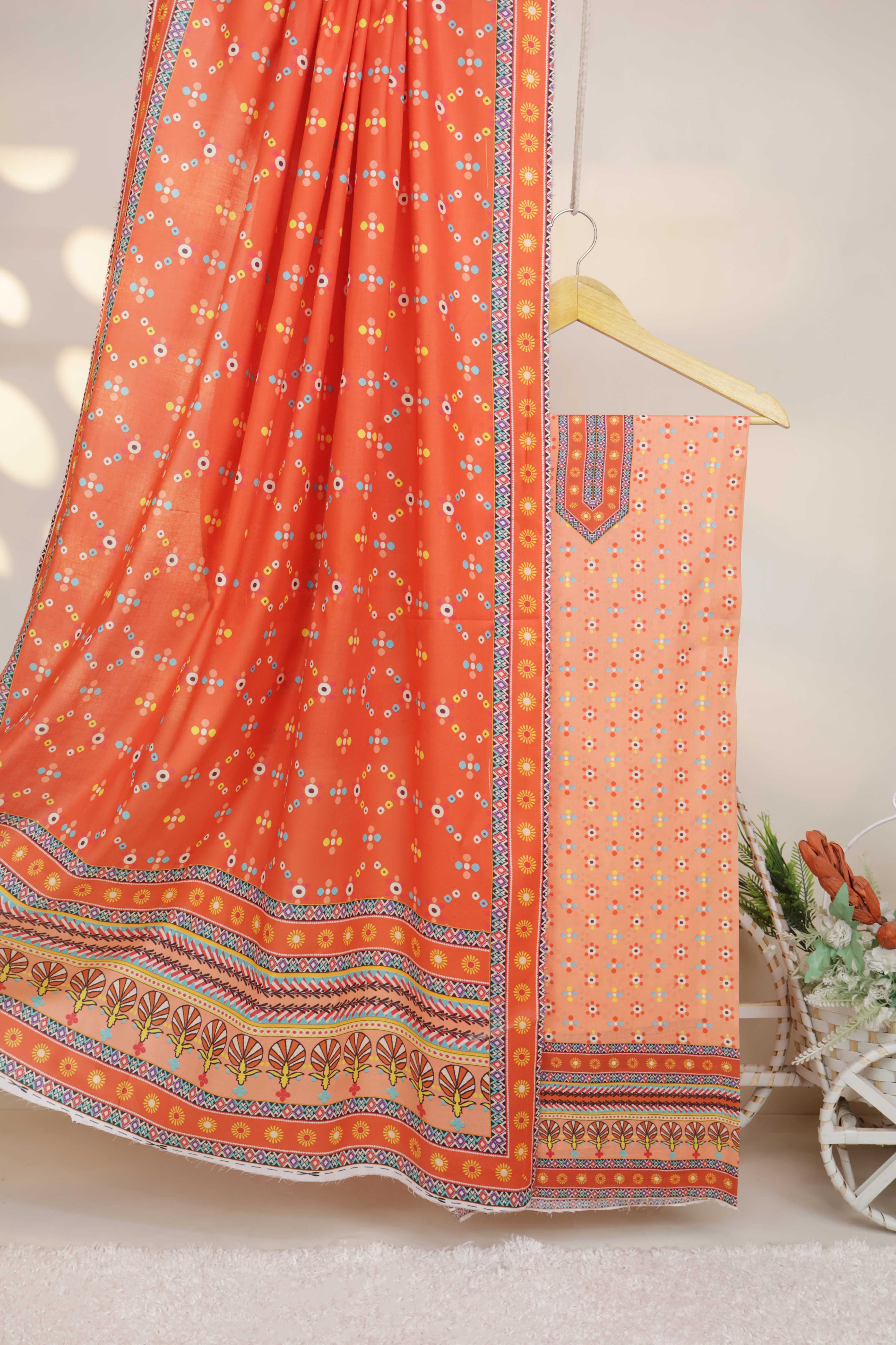 3PC-Lawn Printed Suit 3PSL27 - Image 4