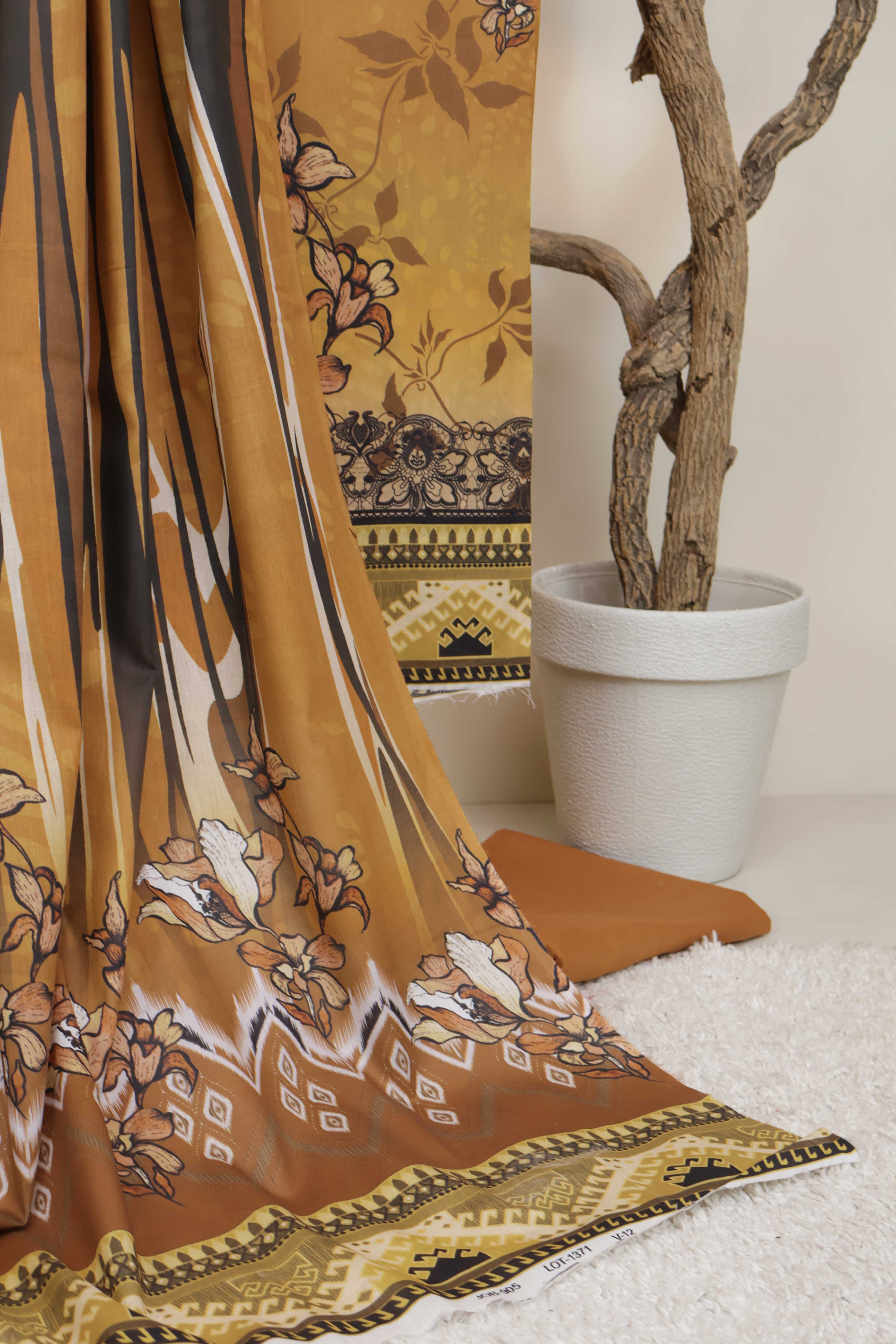 3PC-Lawn Printed Suit 3PSL29 - Image 3