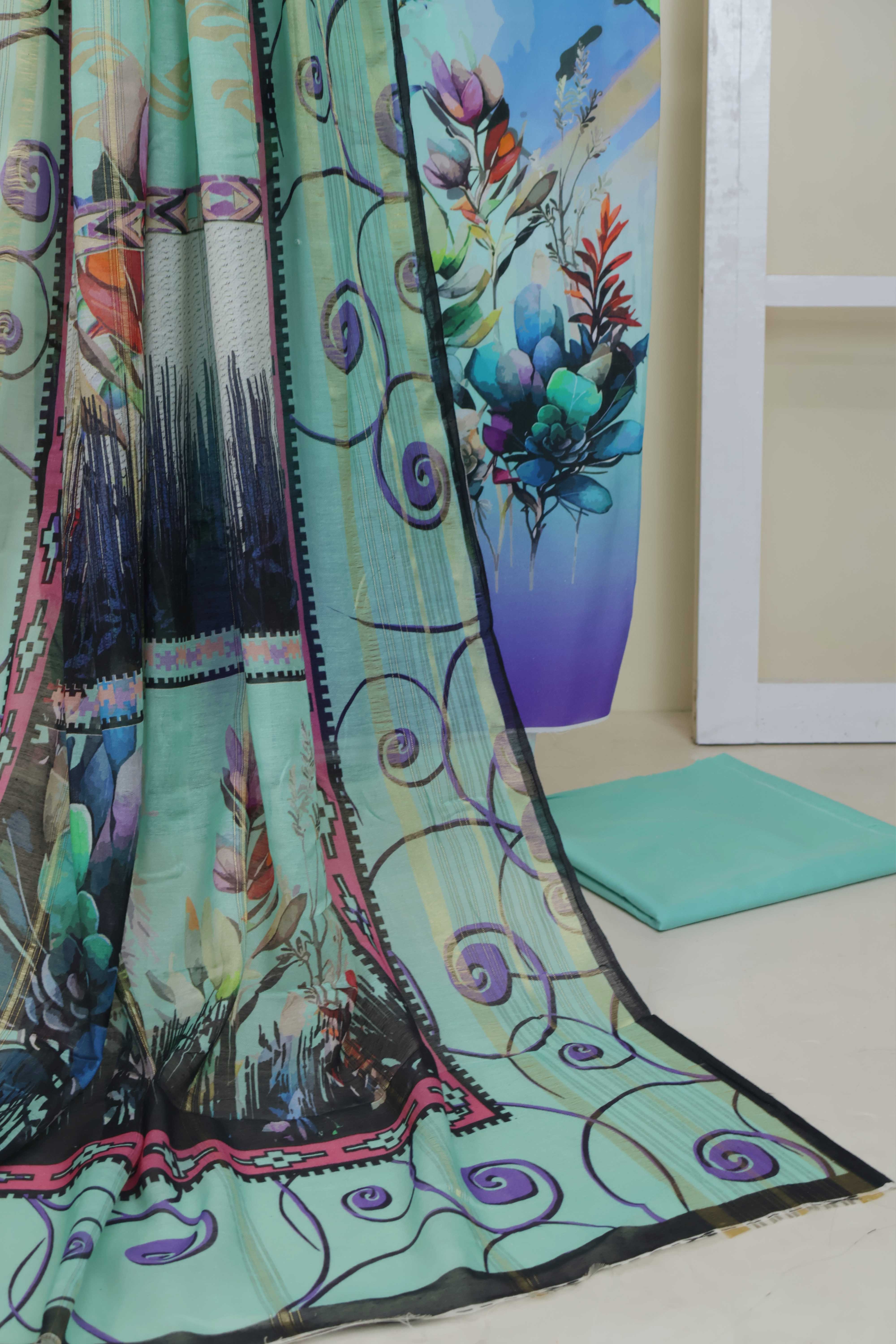 3PC-Lawn Printed Suit 3PSL47 - Image 3
