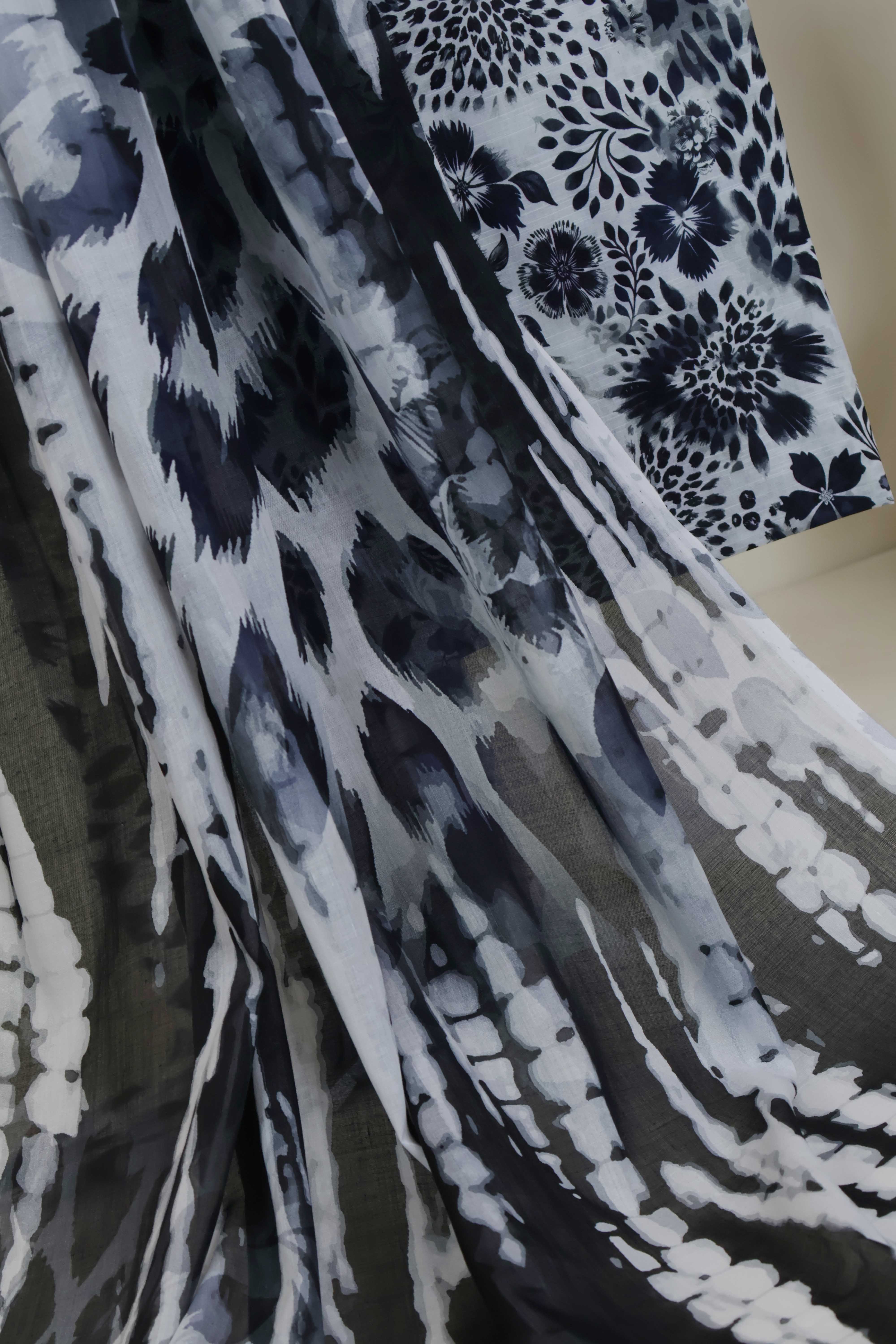 3pc-Lawn Printed Suit H25SLST102 - Image 3