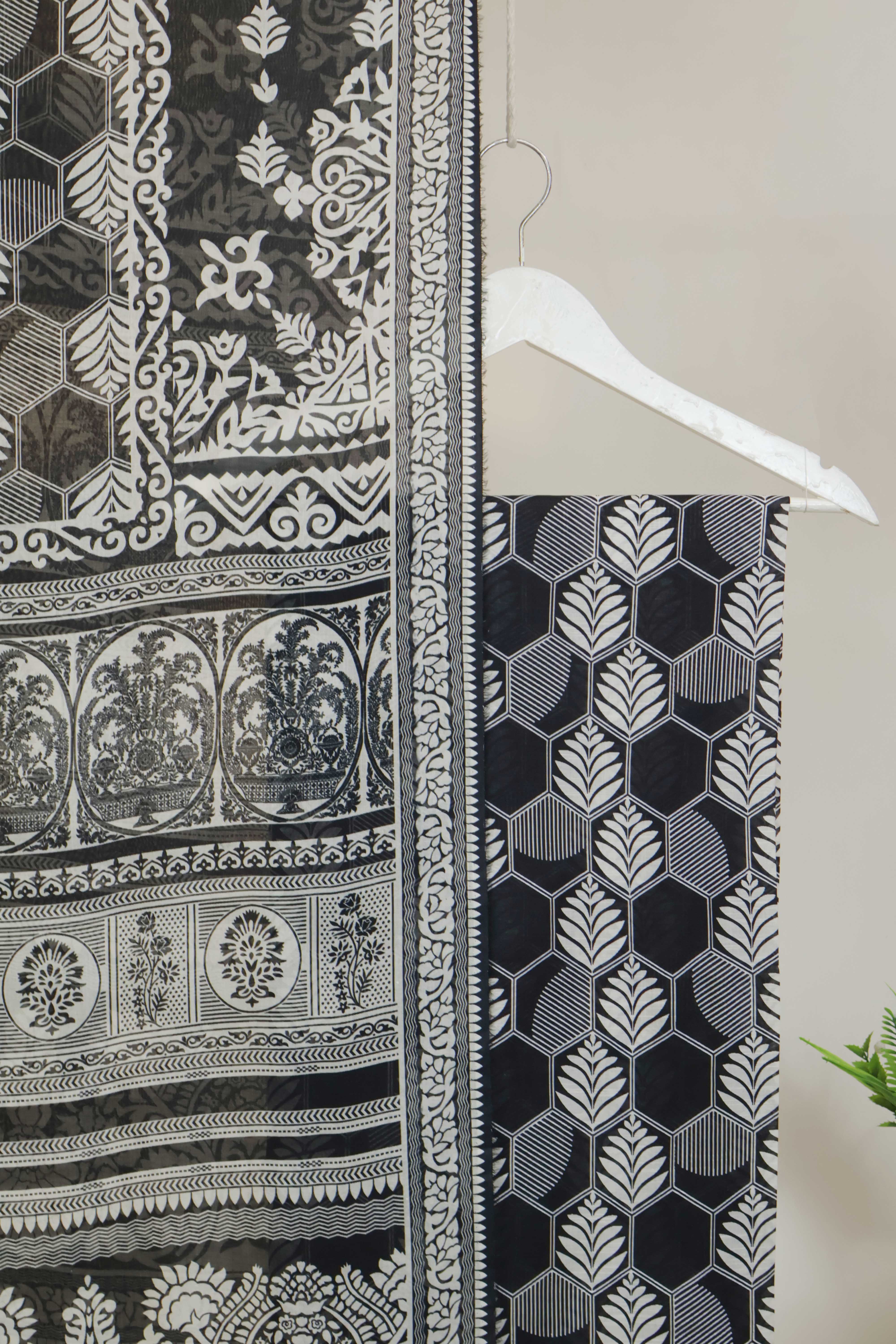 3pc-Lawn Printed Suit H25SLST108 - Image 4