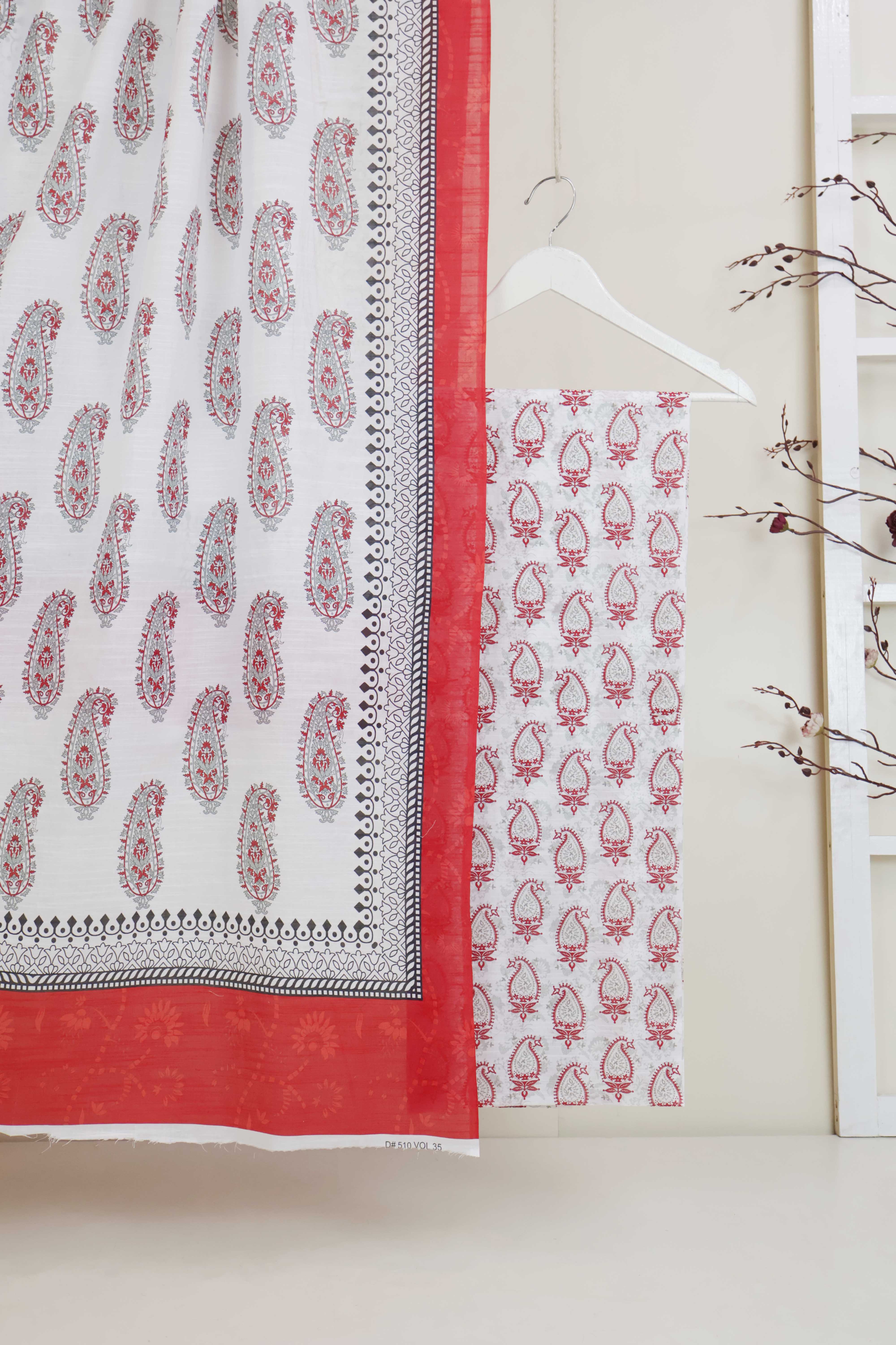 3pc-Lawn Printed Suit L3PP510B - Image 2