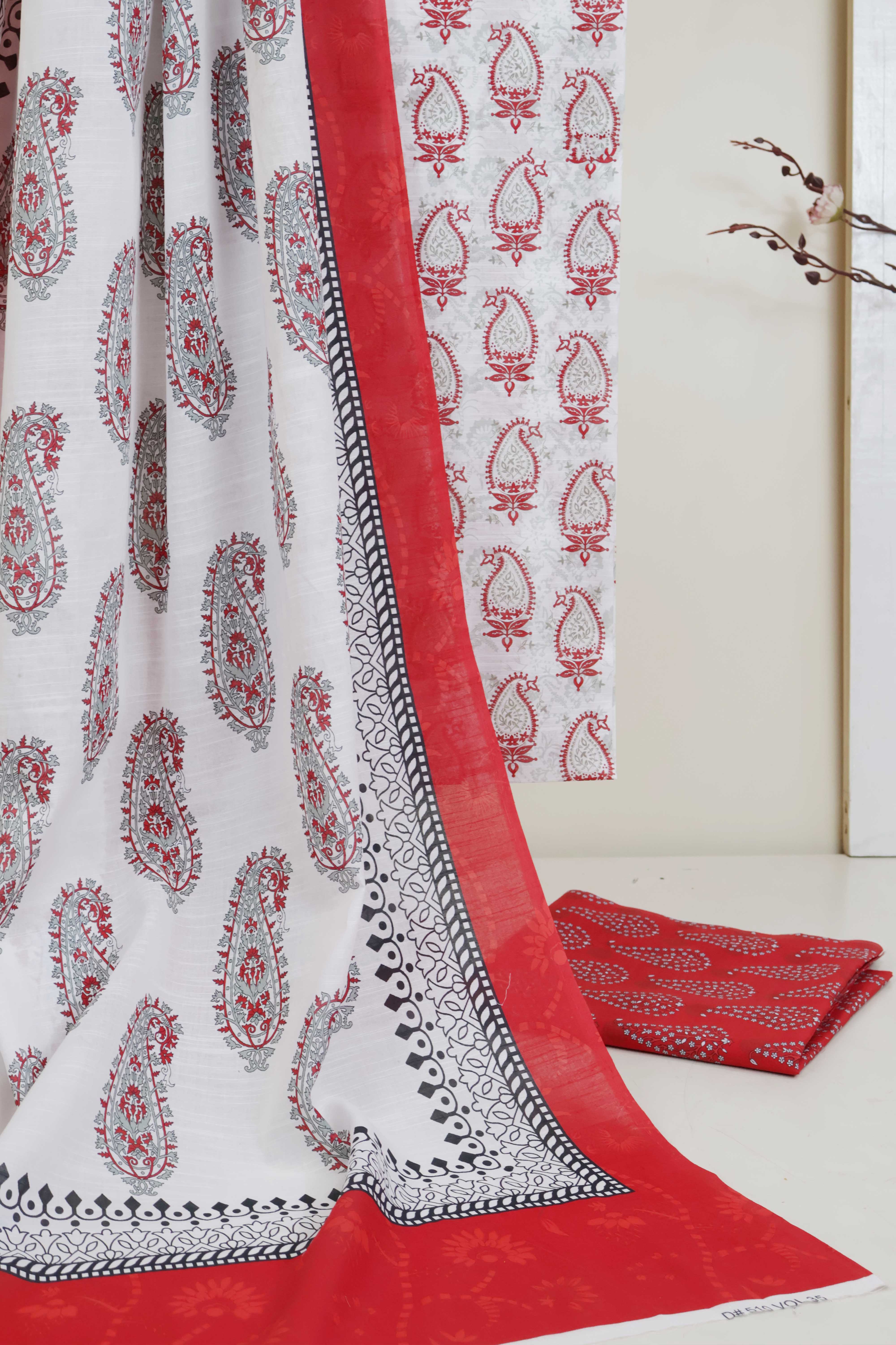 3pc-Lawn Printed Suit L3PP510B - Image 6