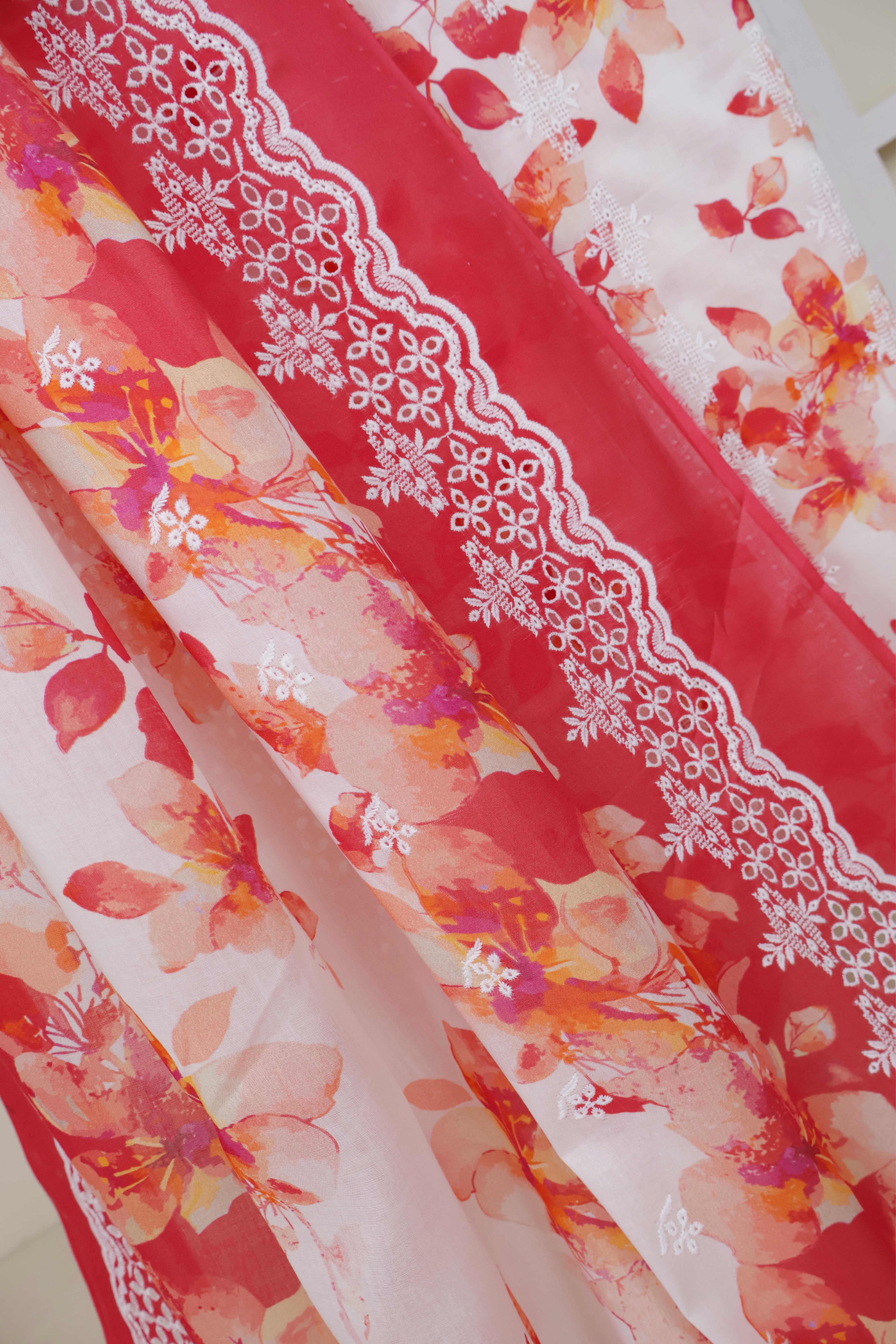 3Piece-Lawn Embroidered Suit R3P08 - Image 6