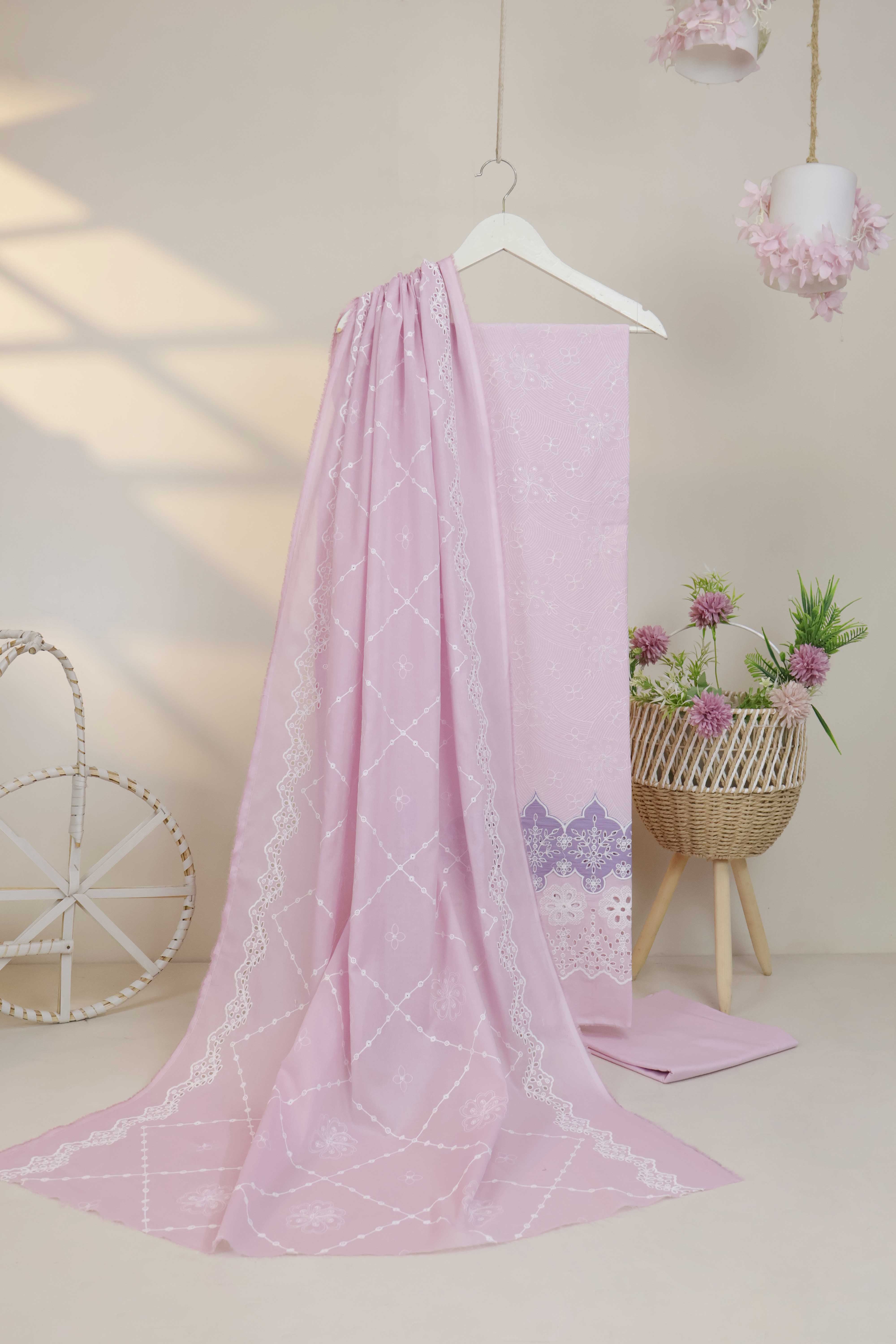 3Piece-Lawn Embroidered Suit V46WR01