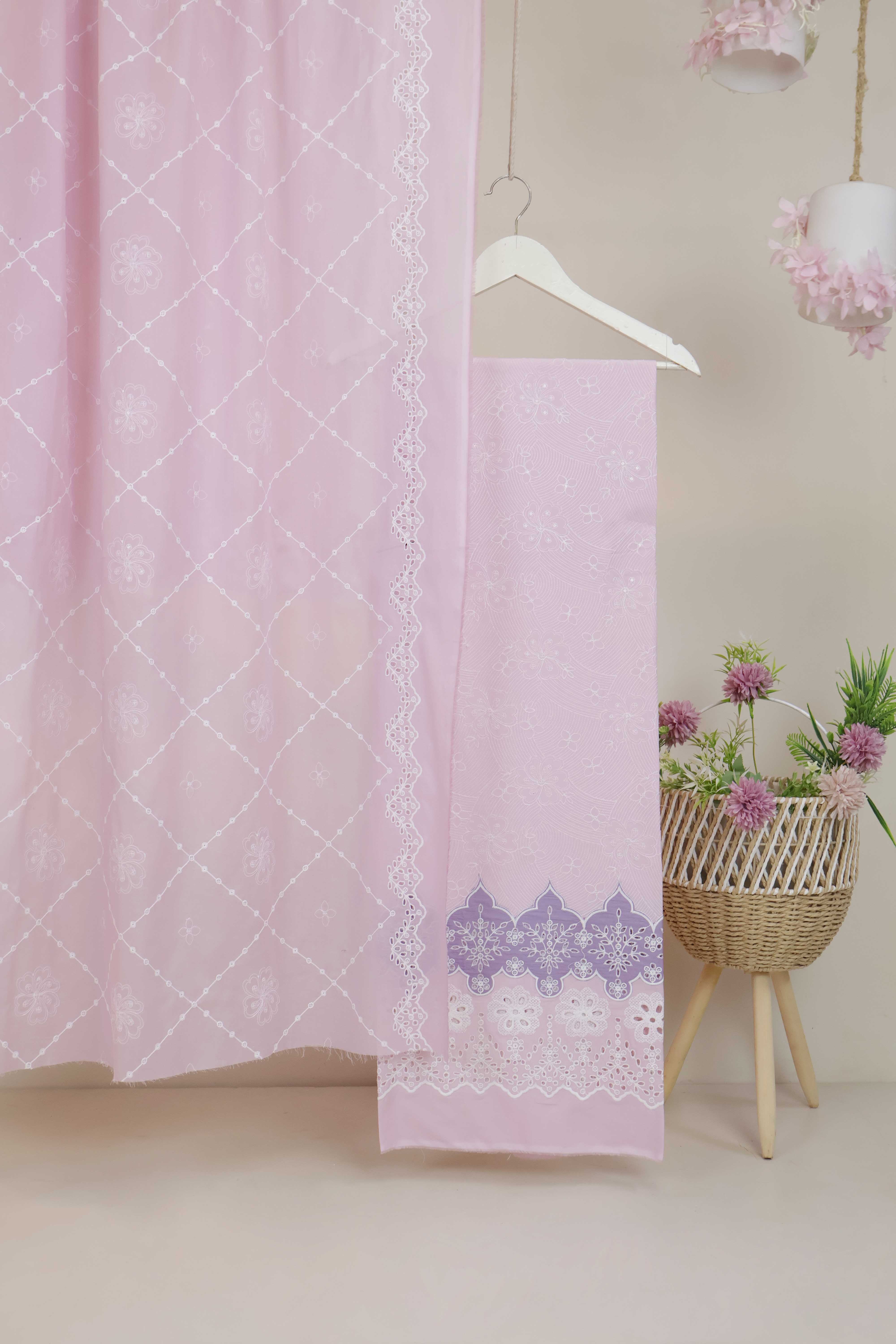 3Piece-Lawn Embroidered Suit V46WR01 - Image 3